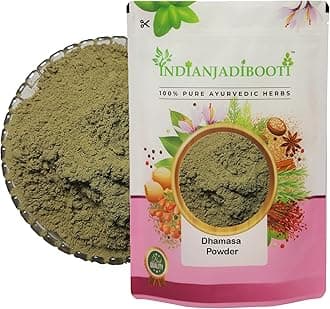 IndianJadiBooti Dhamasa Powder - Damasha Panchang | Fagonia Cretica | Desert Fagonia | Yavasa | Camelorum | Jawasa | Dhamaso Powder - Dhamasha - Dhamaasa 400 Grams Pack | Pack Of 2