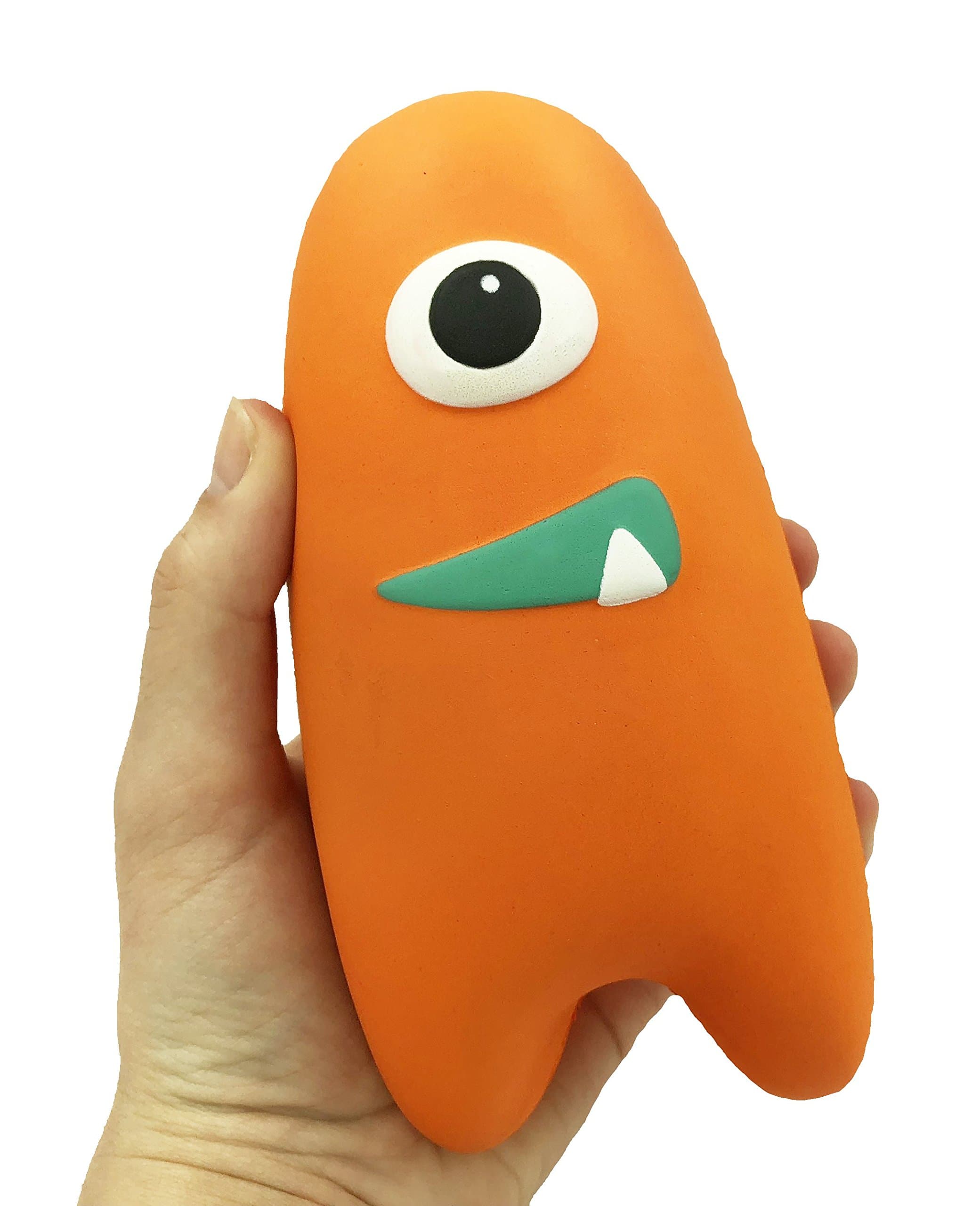 This 6 INCH Cute Orange Monster Squishy is Scented. Perfect Toy for Stress Relief and Fun for Both Kids and Adults!