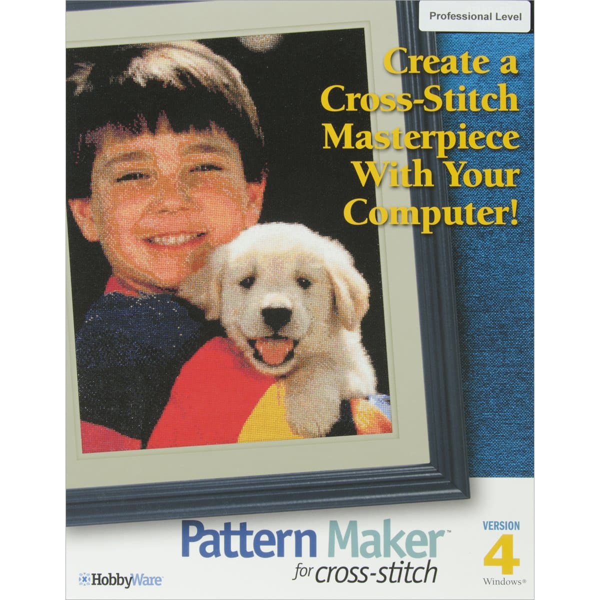 Hobbyware Pattern Maker Cross Stitch Software, Professional Version