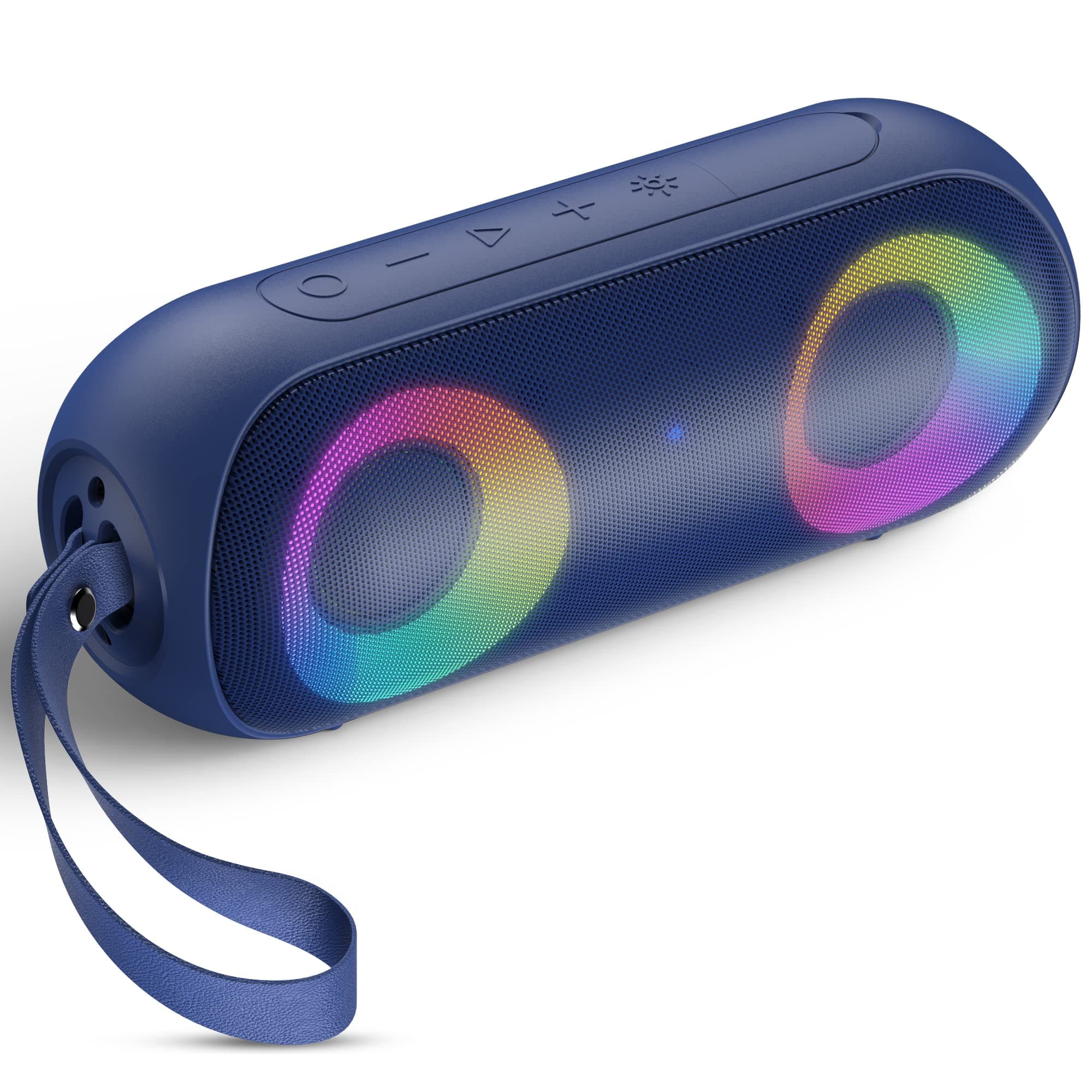 NOTABRICKBluetooth Speakers, Portable Speakers Bluetooth Wireless(100FT Range) with 30W Loud Stereo Sound, IPX7 Waterproof Shower Speakers