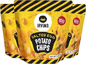 Salted Egg Potato Chips Crisps 105g (Pack of 3)