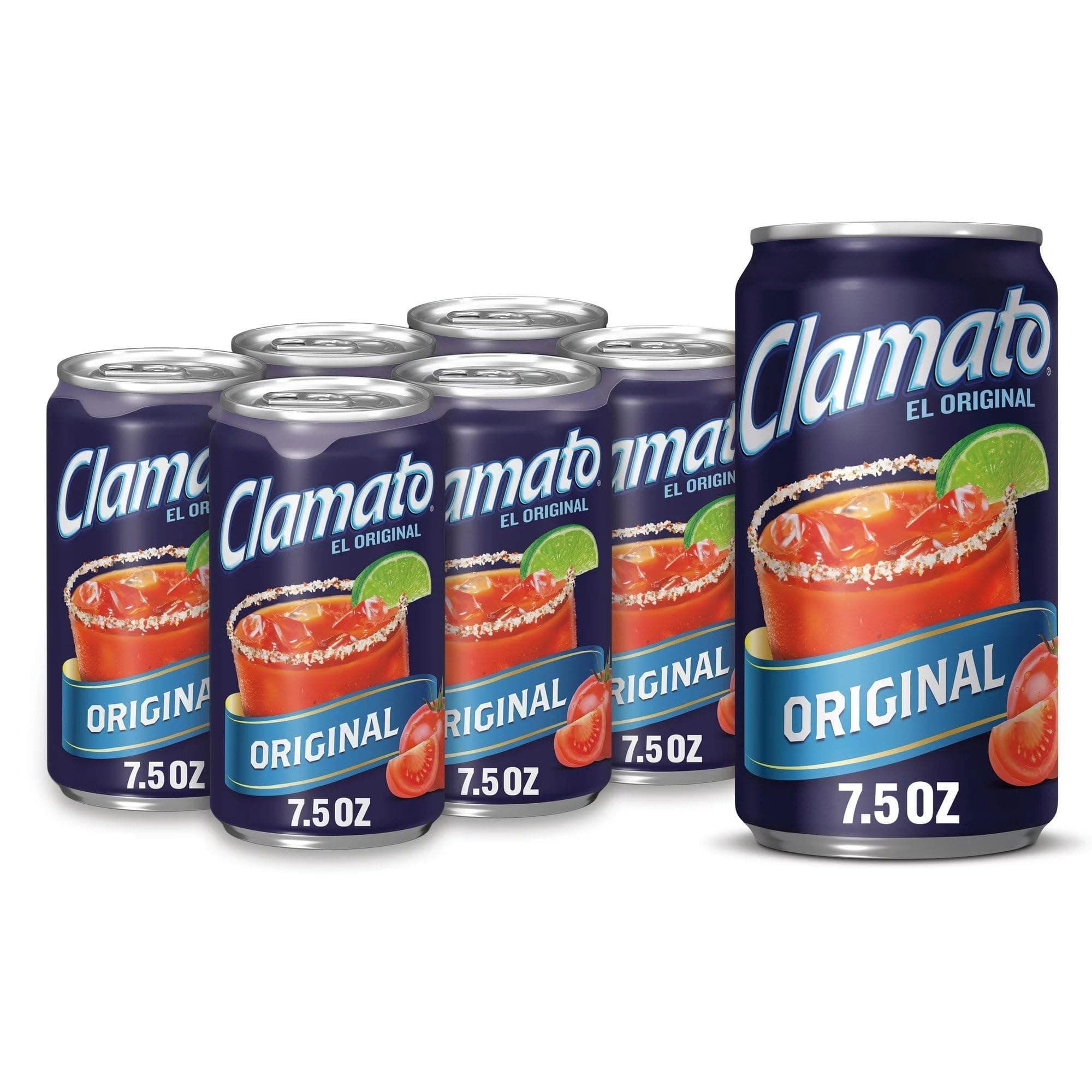 Tomato Cocktail by Clamato Original, 7.5 Fl Oz, 12 Count | SOHO