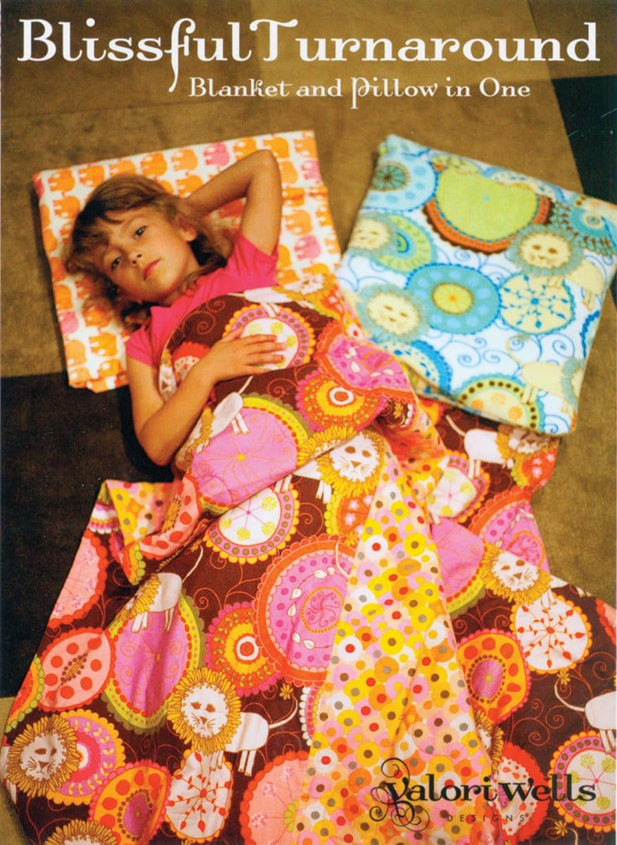 Blissful Turnaround Quilt & Pillow Sewing Card Pattern by Valorie Wells