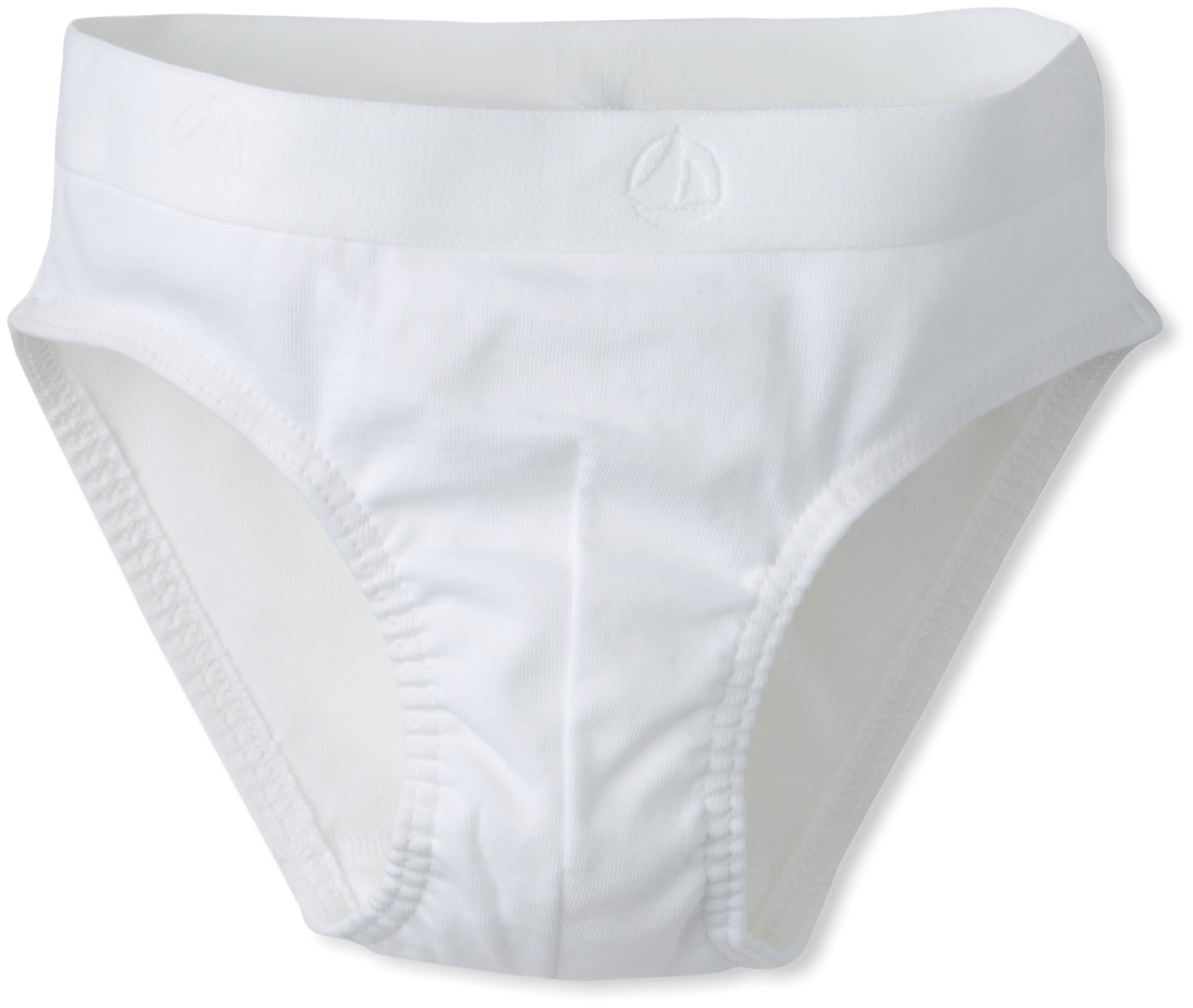 Petit Bateau - Boys 2 Pack Briefs Underwear - White