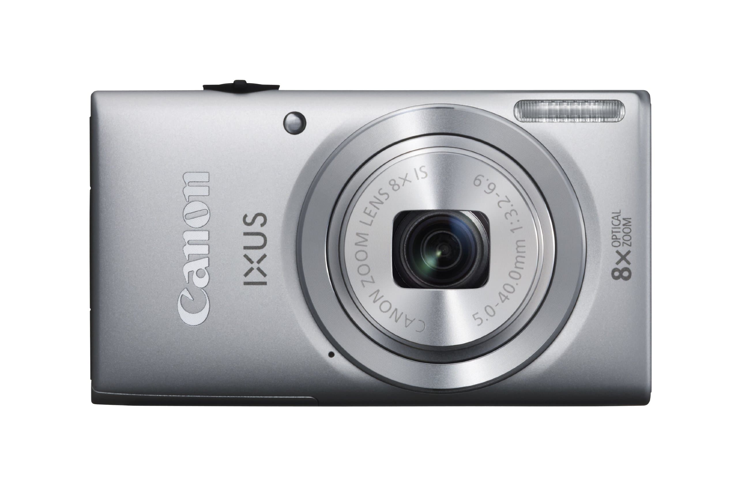 Canon IXUS 132 Digital Camera - Silver (16MP, 28mm Wide Angle, Eco Mode, 8x Optical Zoom) 3.2 inch LCD