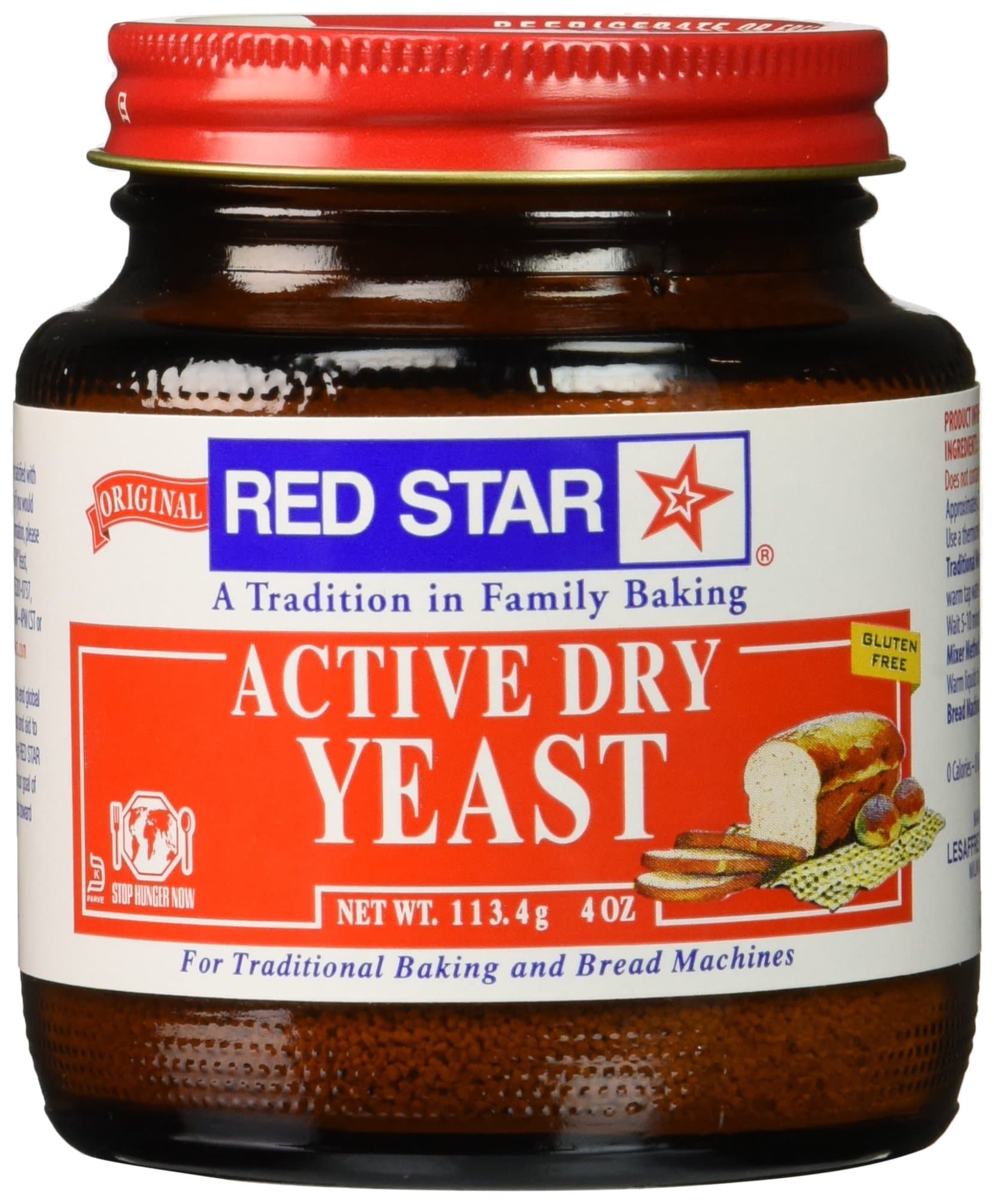 Red Star Active Dry Yeast, 4 Oz