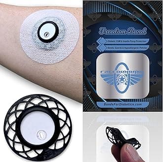 Protective Cover for Freestyle Libre 3 Reusable Shield Guard + 2 Hypoallergenic Overlay Flex Cover Patches