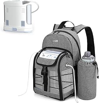 Portable Oxygen Concentrator Backpack, POC Carrying Bag Compatible for Inogen, OxyGo and Caire Units, Bag Only