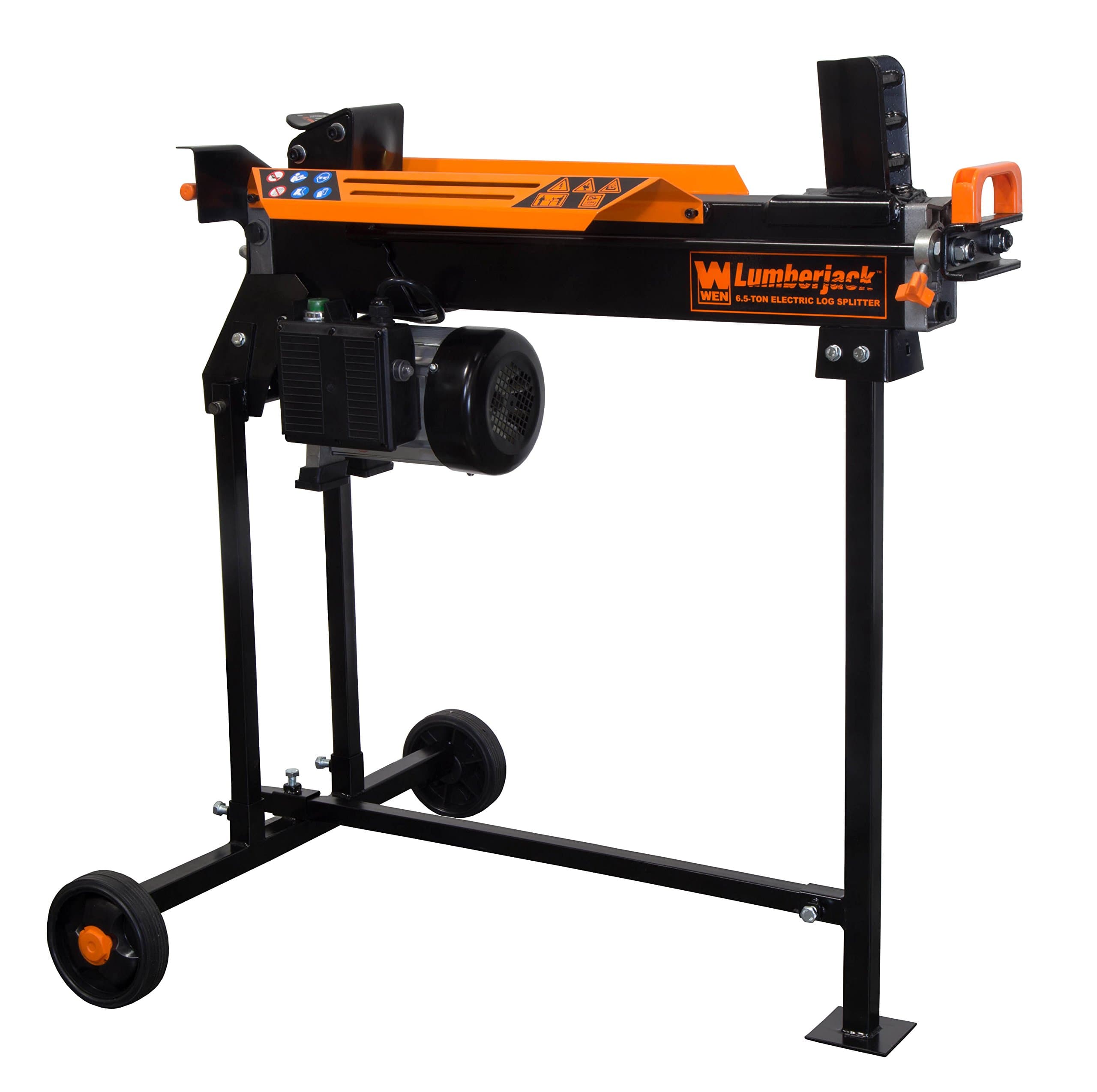 Electric Log Splitter, 6.5-Ton Capacity with Portable Stand (56208)