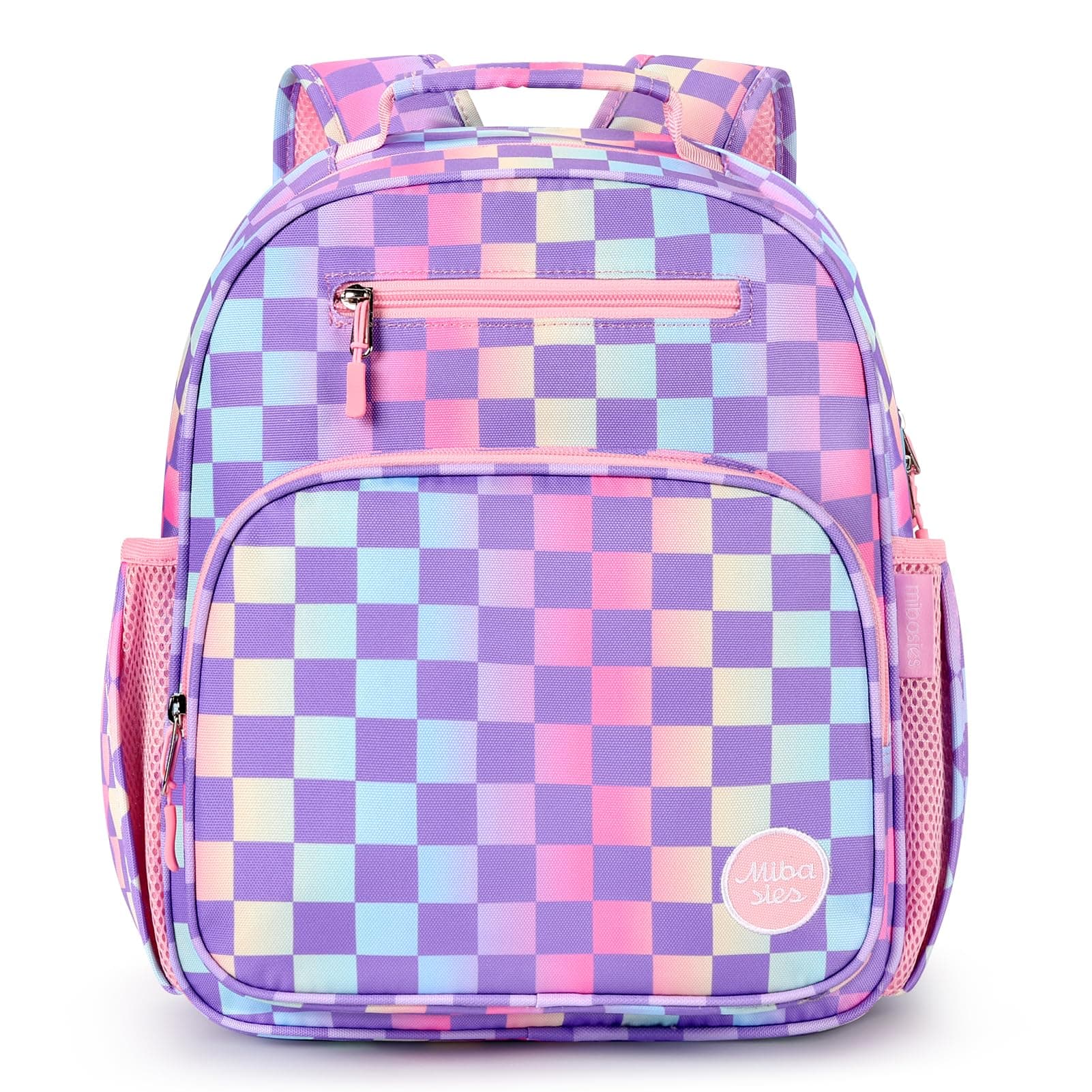 Kids Backpack for Girls: Girls Backpack 5-8 - Kindergarten Elementary School Bookbag for Girl - Checkerboard