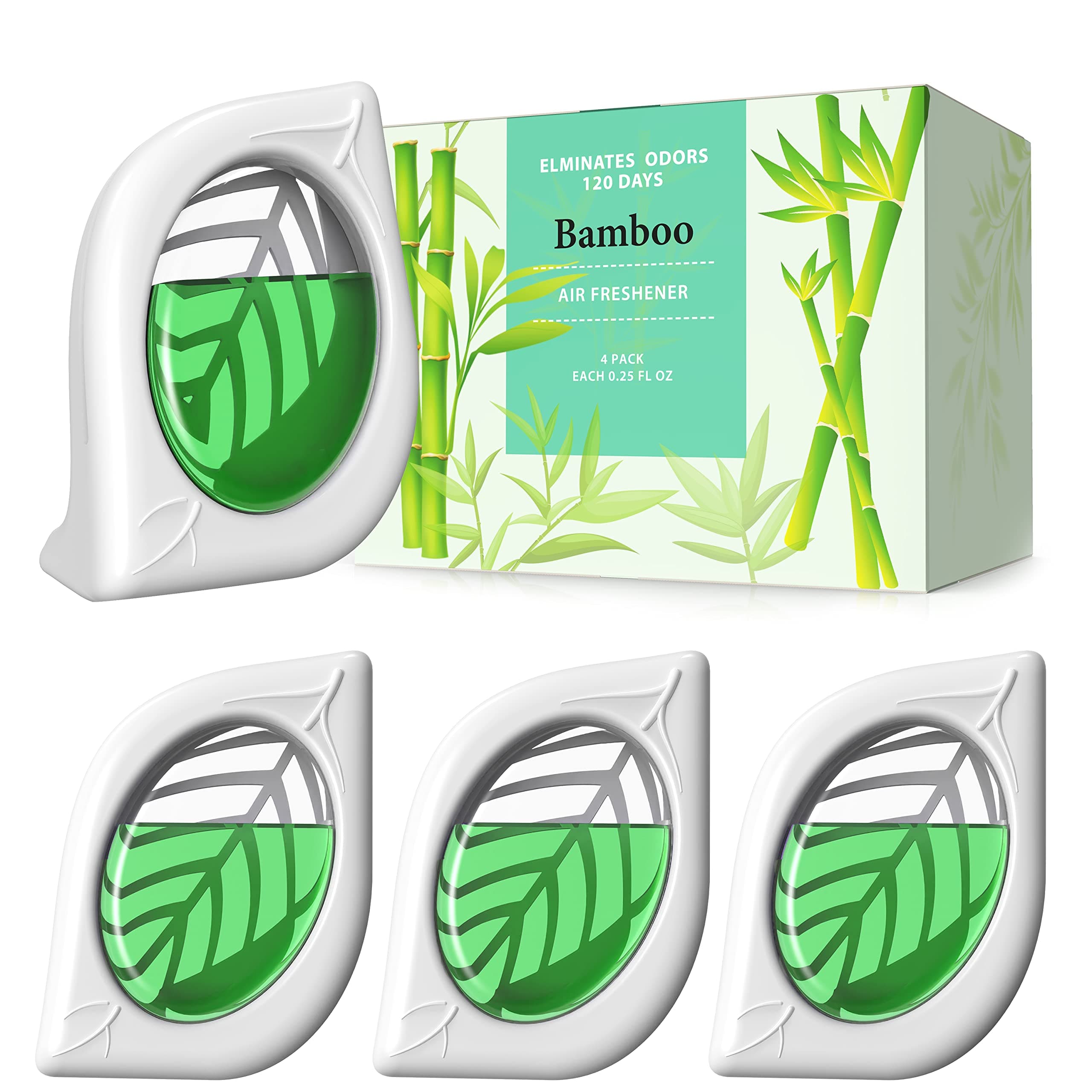Air Freshener for Home, 4 Pack (Bamboo)