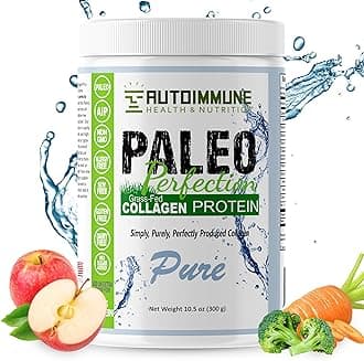 Collagen Protein Powder for Women & Men - Soy, Gluten, & Dairy Free Non GMO Collagen Protein from Grass-Fed Beef - 300 g Grass Fed Beef Protein Powder by Autoimmune