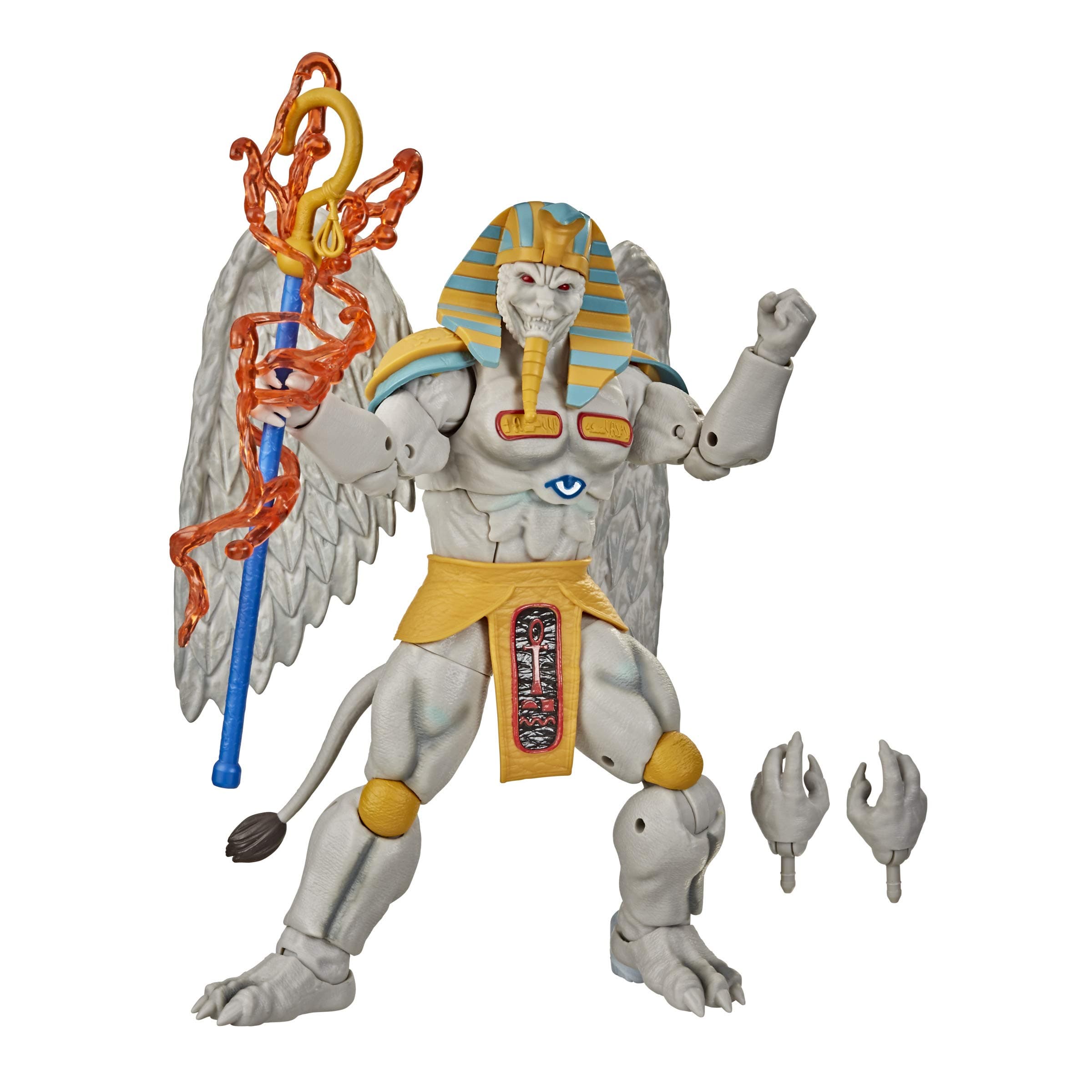 Power Rangers Lightning Collection Monsters Mighty Morphin King Sphinx 8-Inch Premium Collectible Action Figure Toy with Accessories