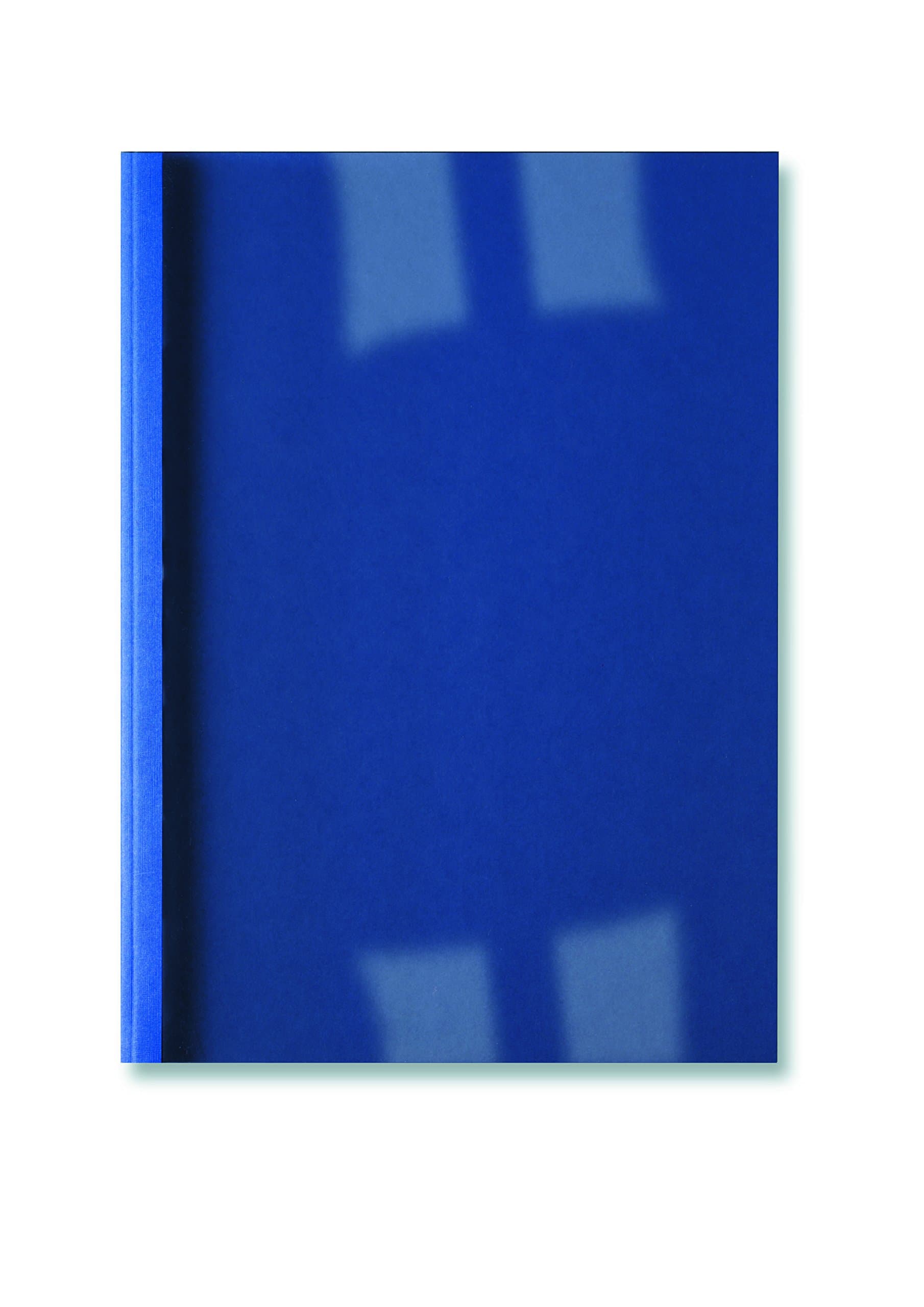 GBC LinenWeave Thermal Binding Covers, 4mm, 40 Sheet Capacity, A4, Blue, Pack of 100, IB386626