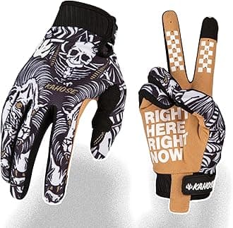 Skeleton-Paw Motorcycle Gloves for Men&Women,Cycling Glove Breathable Dirtbike Glove for ATV MTB Motocross Racing