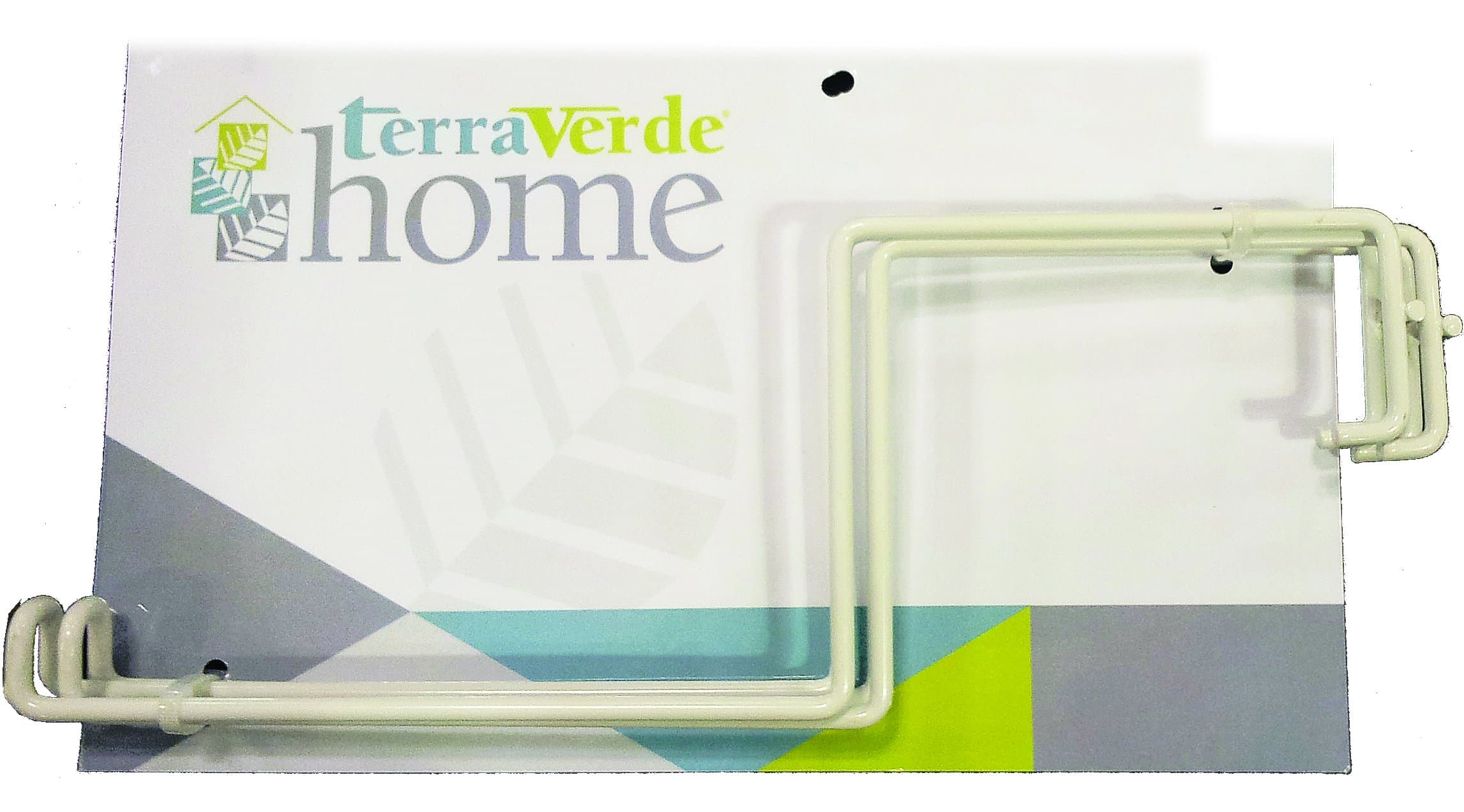 Terra Verde Home 91359 Deck Rail Flower Box Holder, White