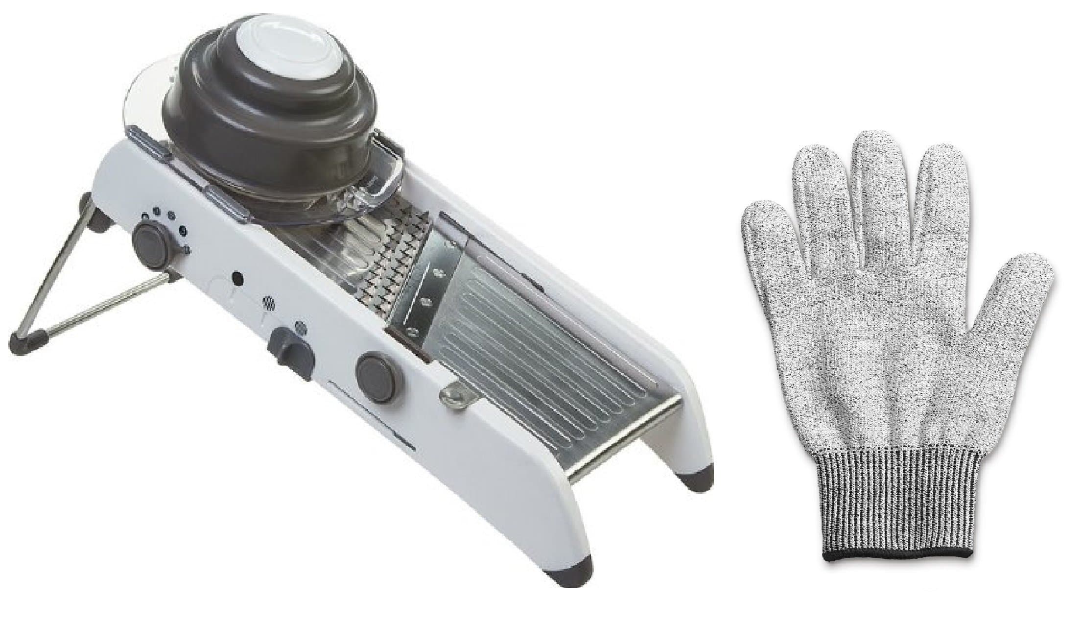 PL8 Professional Mandoline PL8 1000 and Cut Resistant Glove (2)