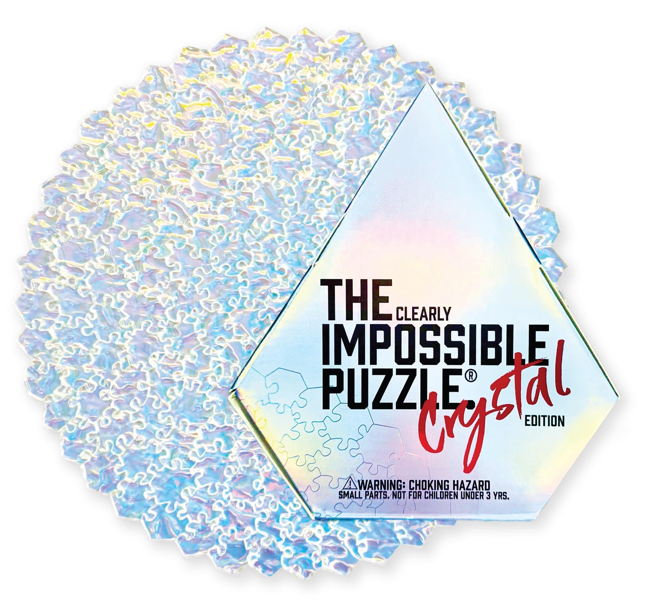 The Clearly Impossible Puzzle - Crystal Edition: 1000, 500, 200, 100 Pieces - Expert Level - Acrylic Material - Jigsaw Puzzle - Abstract Theme - Adults