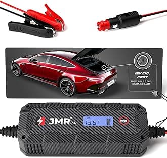 JMR Battery Charger for Mercedes-Benz AMG GT S Class SL G GLS E GLE CLE CLS All Models Trickle Charger Conditioner Maintainer (12V Cig. Port, UK Plug, No Lithium Mode)