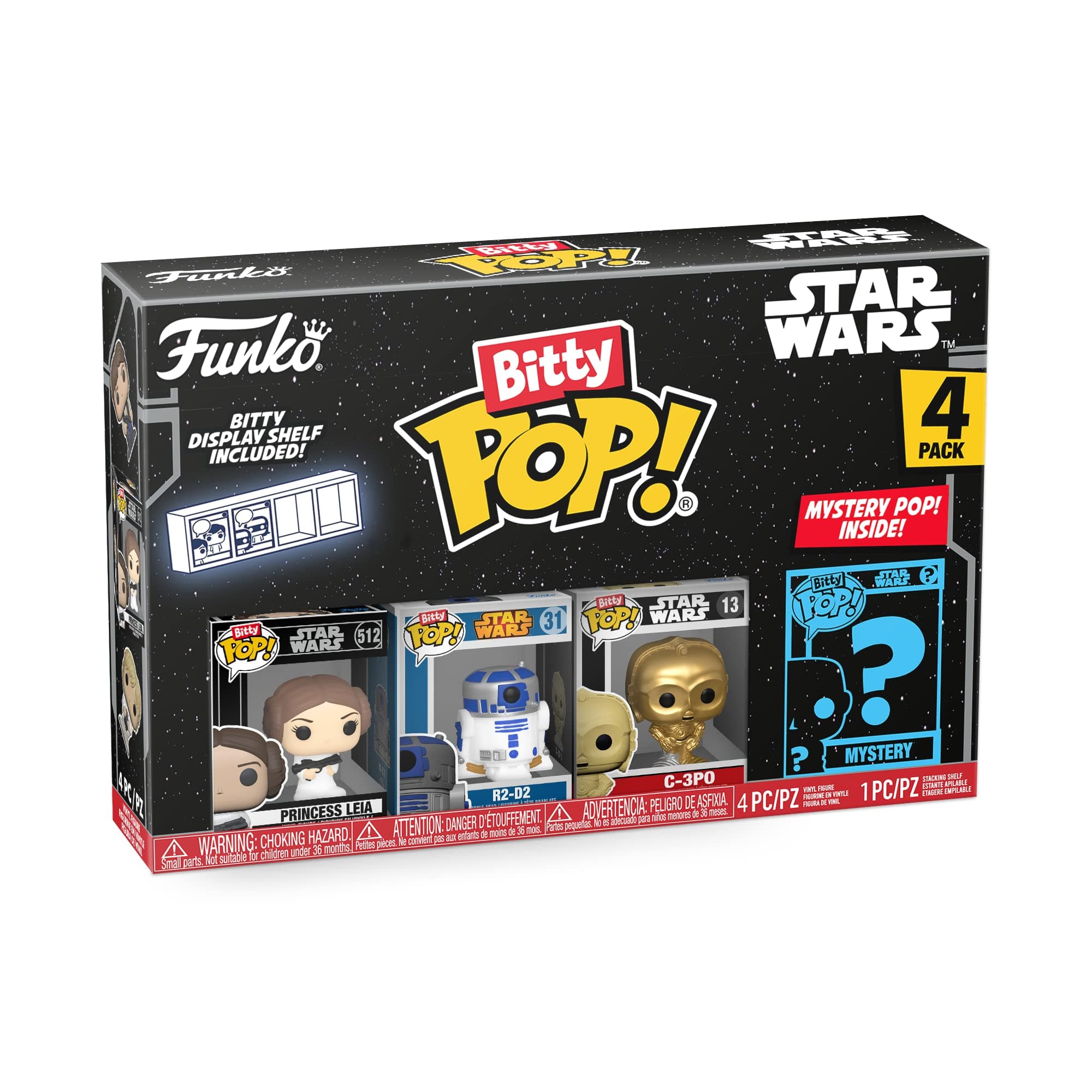 BITTY POP!: STAR WARS - Leia 4PK