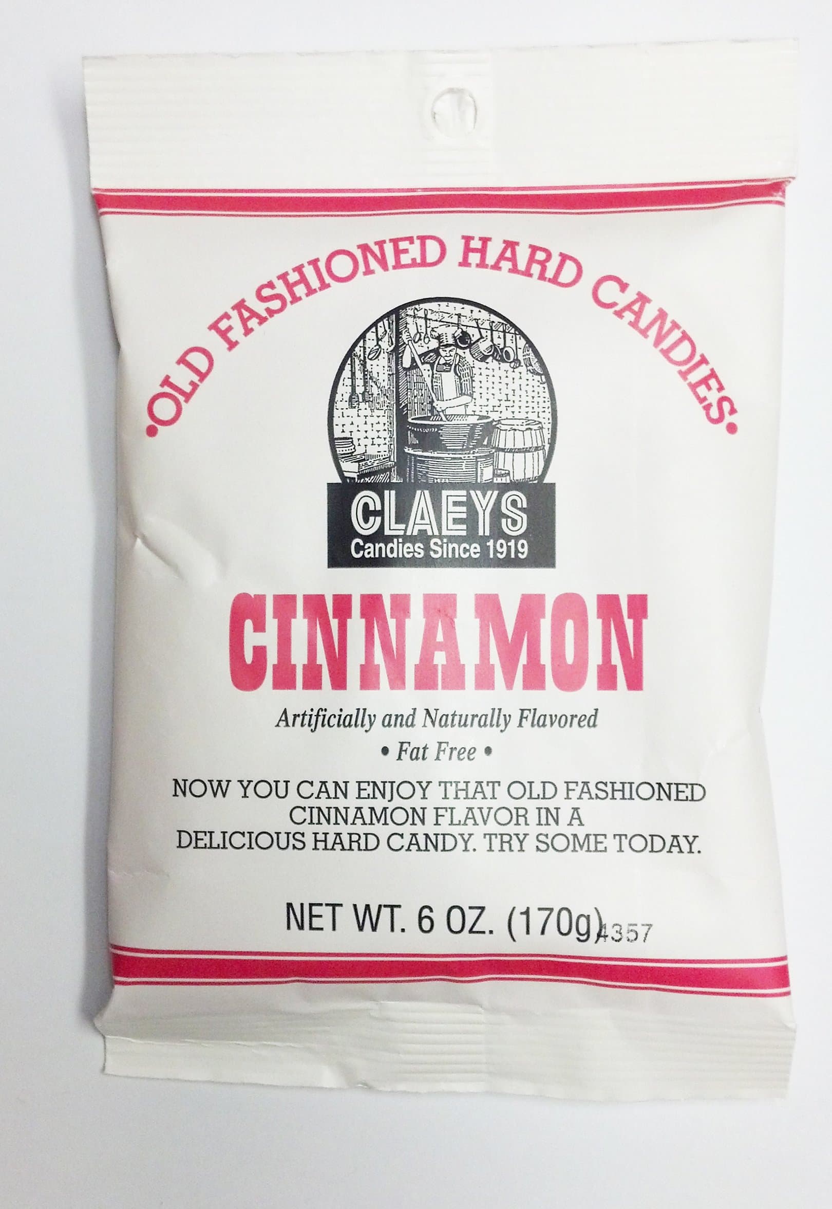 Fat Free Old Fashioned Hard Candies, 6 oz (Pack of 2) (Cinnamon)