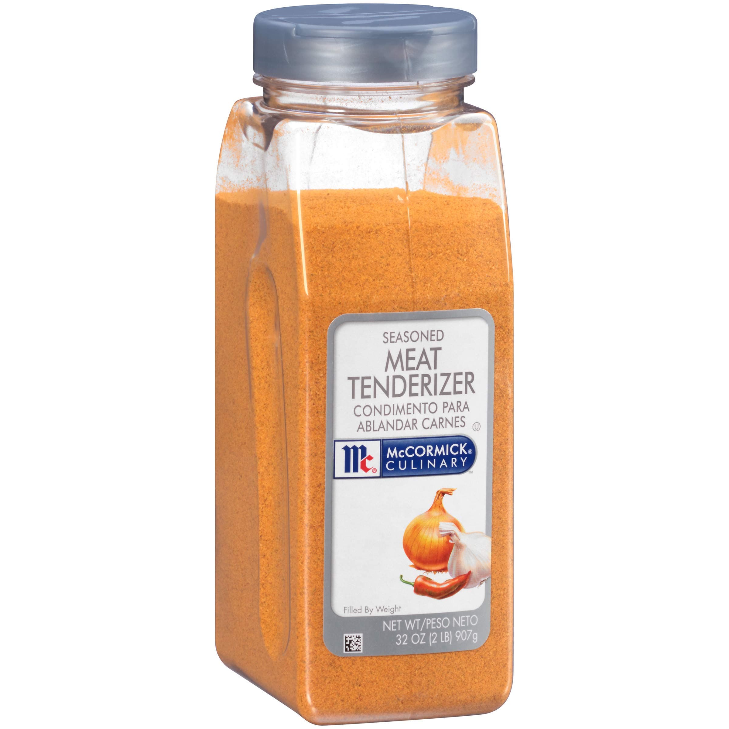 Seasoned Meat Tenderizer, 32 oz - One 32 Ounce Container of Meat Tenderizer Seasoning, Blended for Chefs to Create Flavorful Meat Dishes