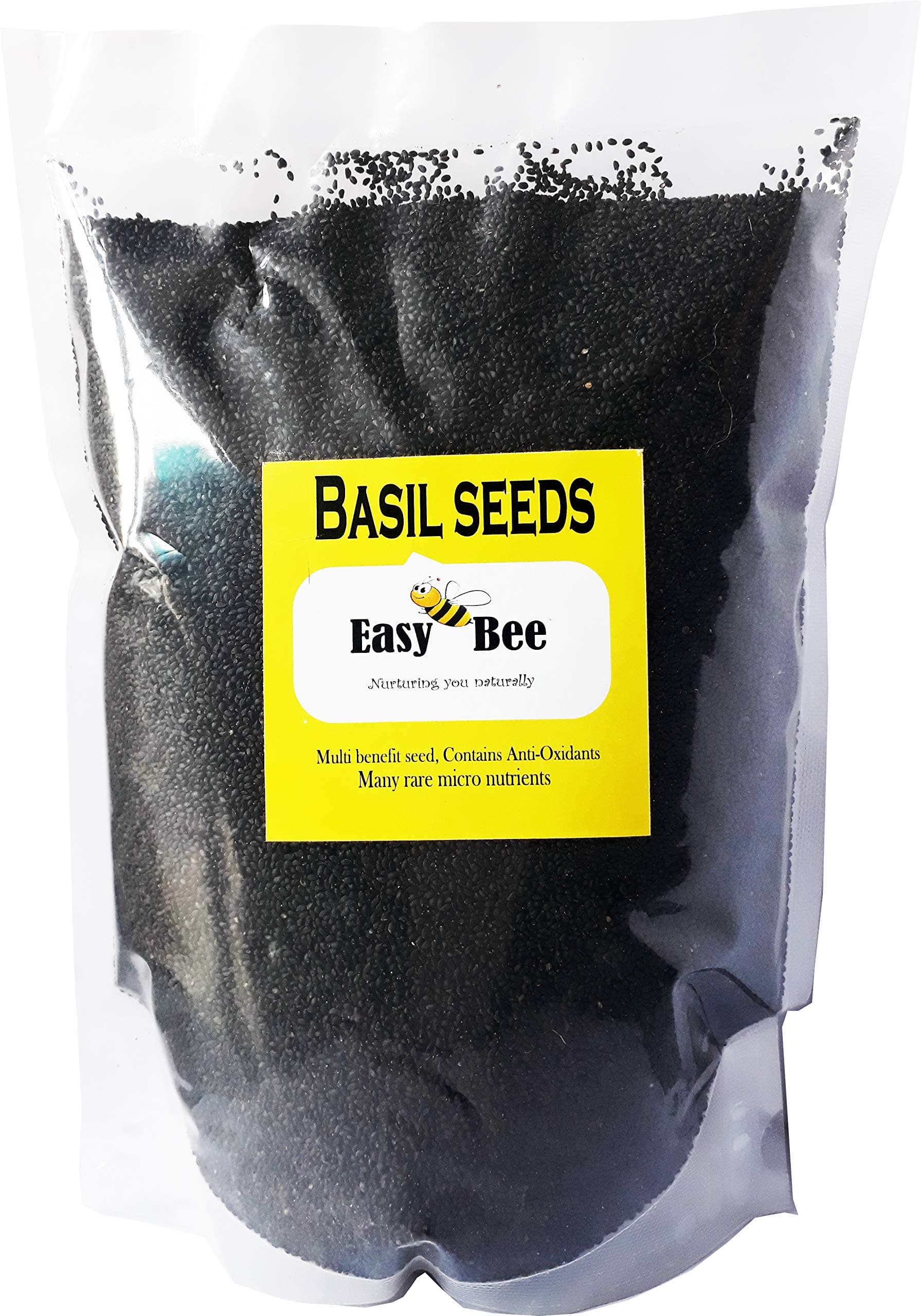 EasyBee Basil Seeds Sabja 400 grams Faluda Seeds