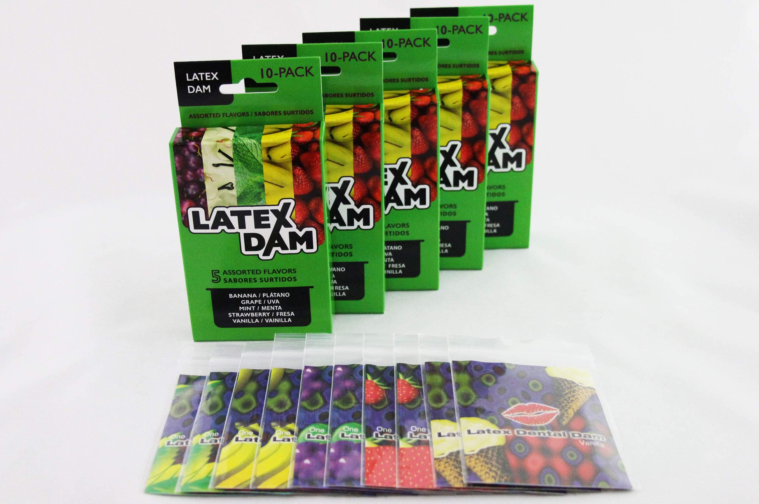 Dental Dam Oral Barrier 5 x 10 Pack