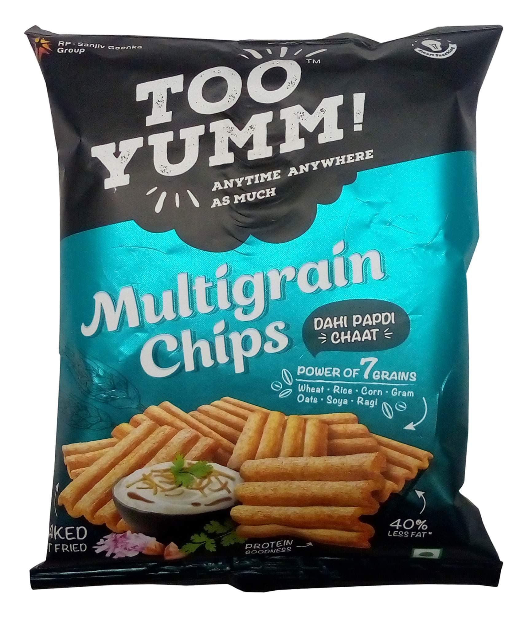 Too Yumm Multigrain Chips - Dahi Papdi Chaat, 30g Pack