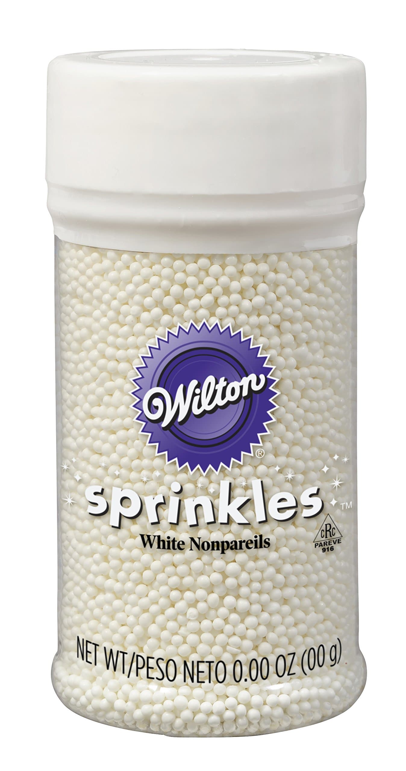 Wilton White Nonpareils, 3 oz. - Cake Decorating Supplies