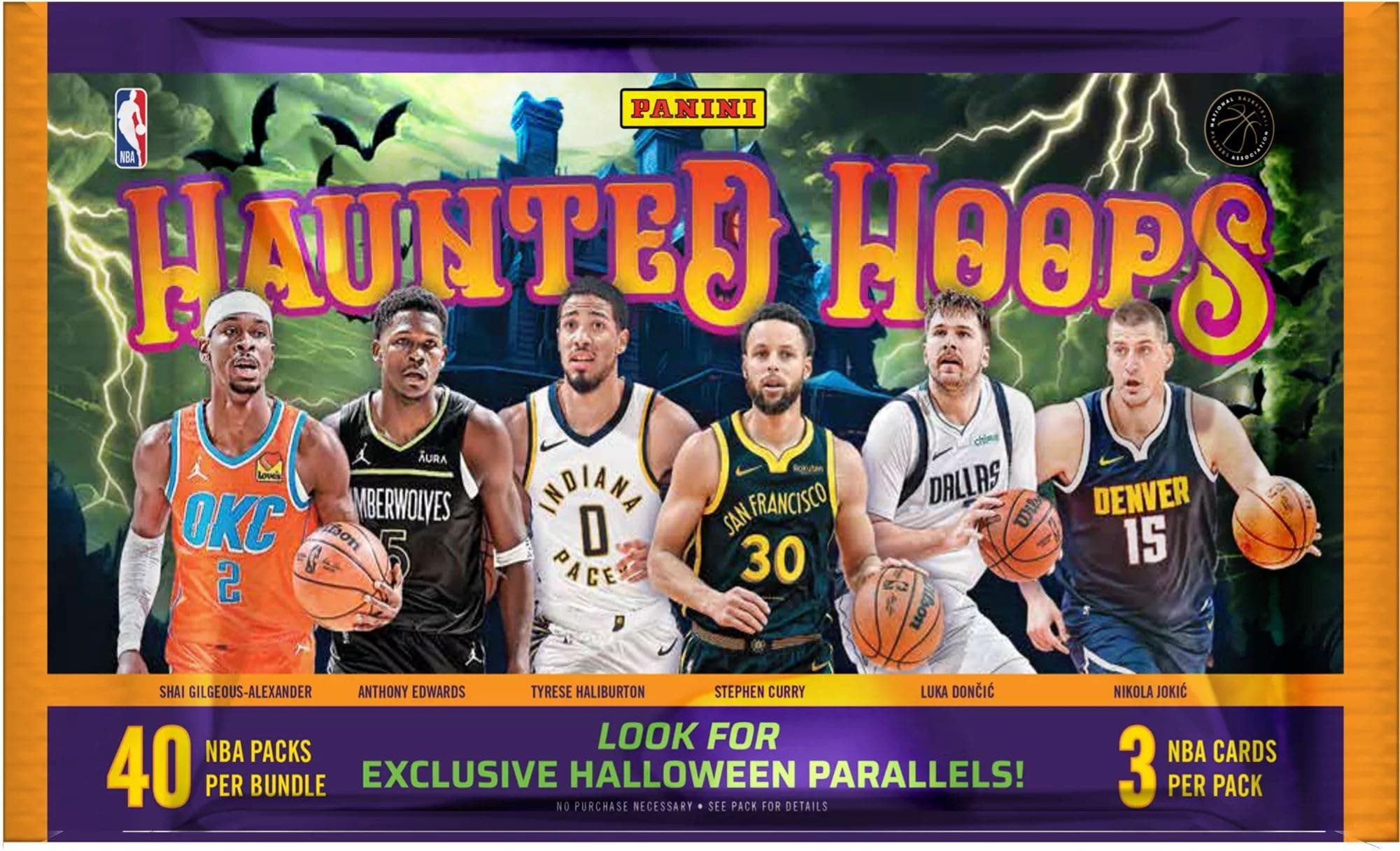 2024 Panini Haunted Hoops NBA Basketball Bundle 40 Packs
