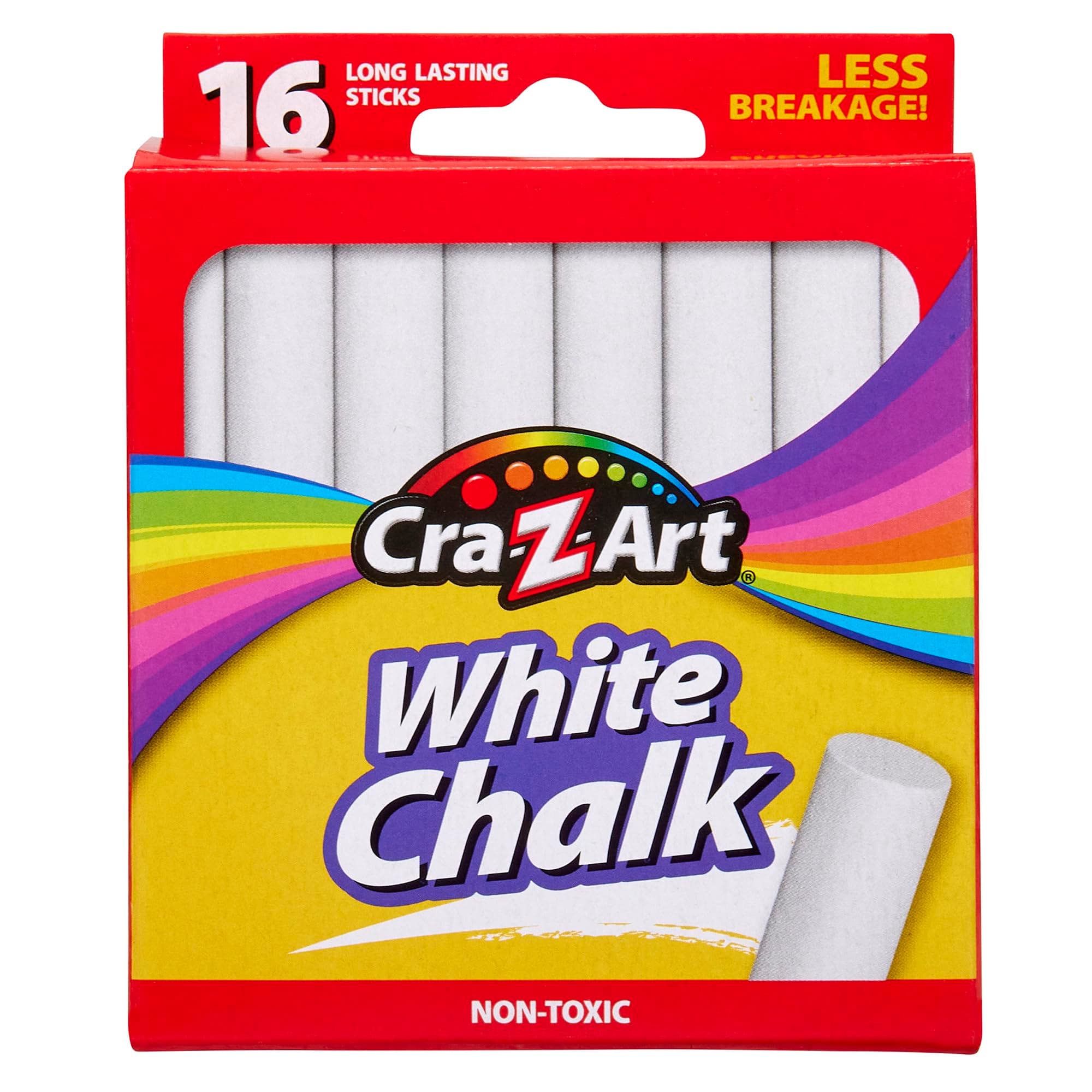 Cra-Z-art White Chalk, 16 Count (10800-48)