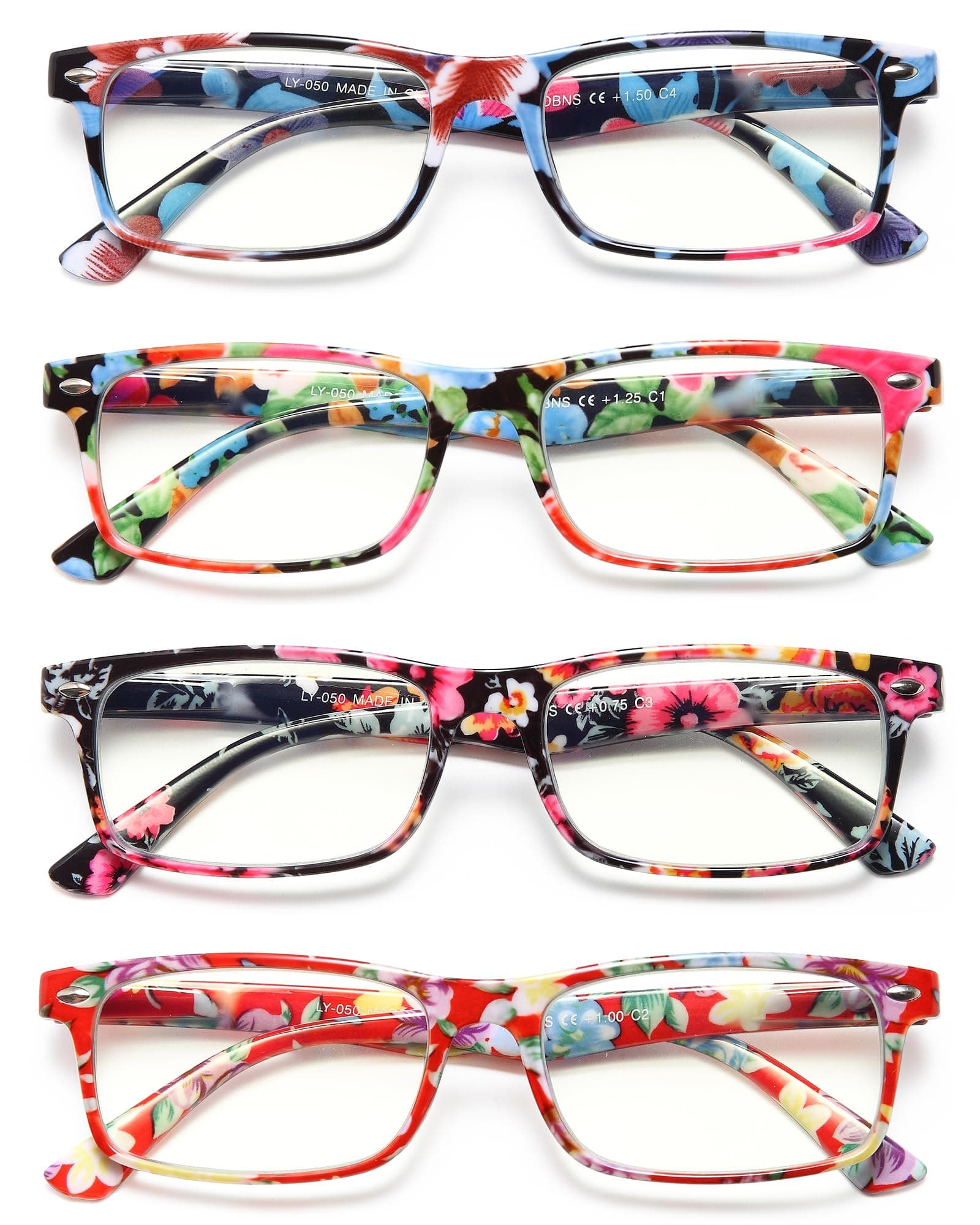 Reading Glasses for Women, Stylish Blue Light Blocking Readers, Ladies Eyeglasses, Fashion Computer Eye Glasses