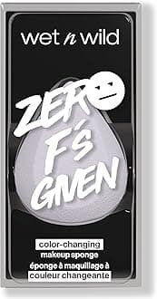 Color Changing Makeup Sponge - Low Product Absorption for Streak-Free Application, Effortless Blending Beauty for a Smooth Professional Looking Finish, Cruelty-Free & Vegan-Zero F's Given