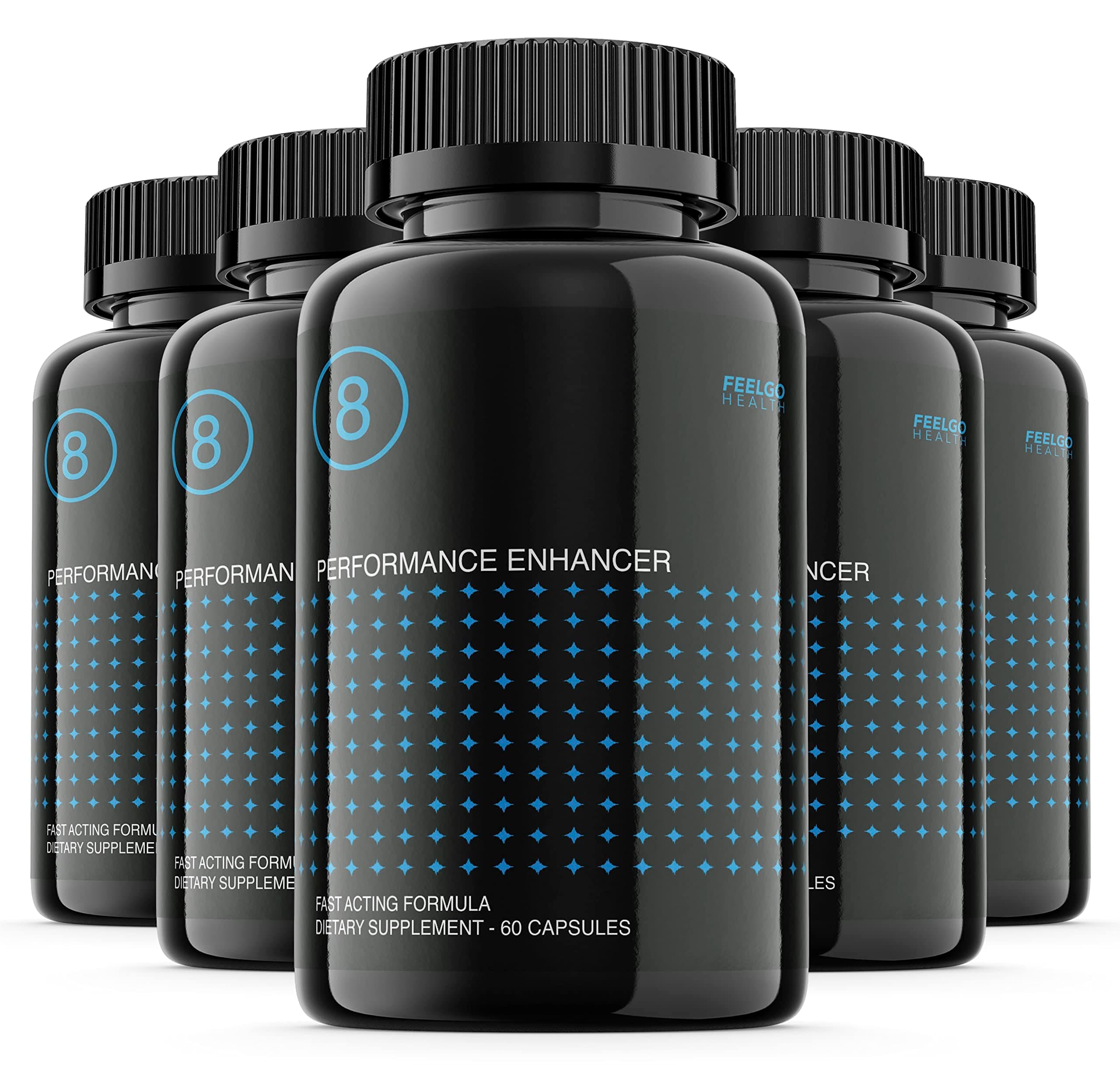 5 Pack - Performer 8 Pills - Performer8 Max Capsules for Men, Performens Eight Male 60 Pill per Bottle, Performance 8 Capsules, mg, (300 Capsules for 5 Month).