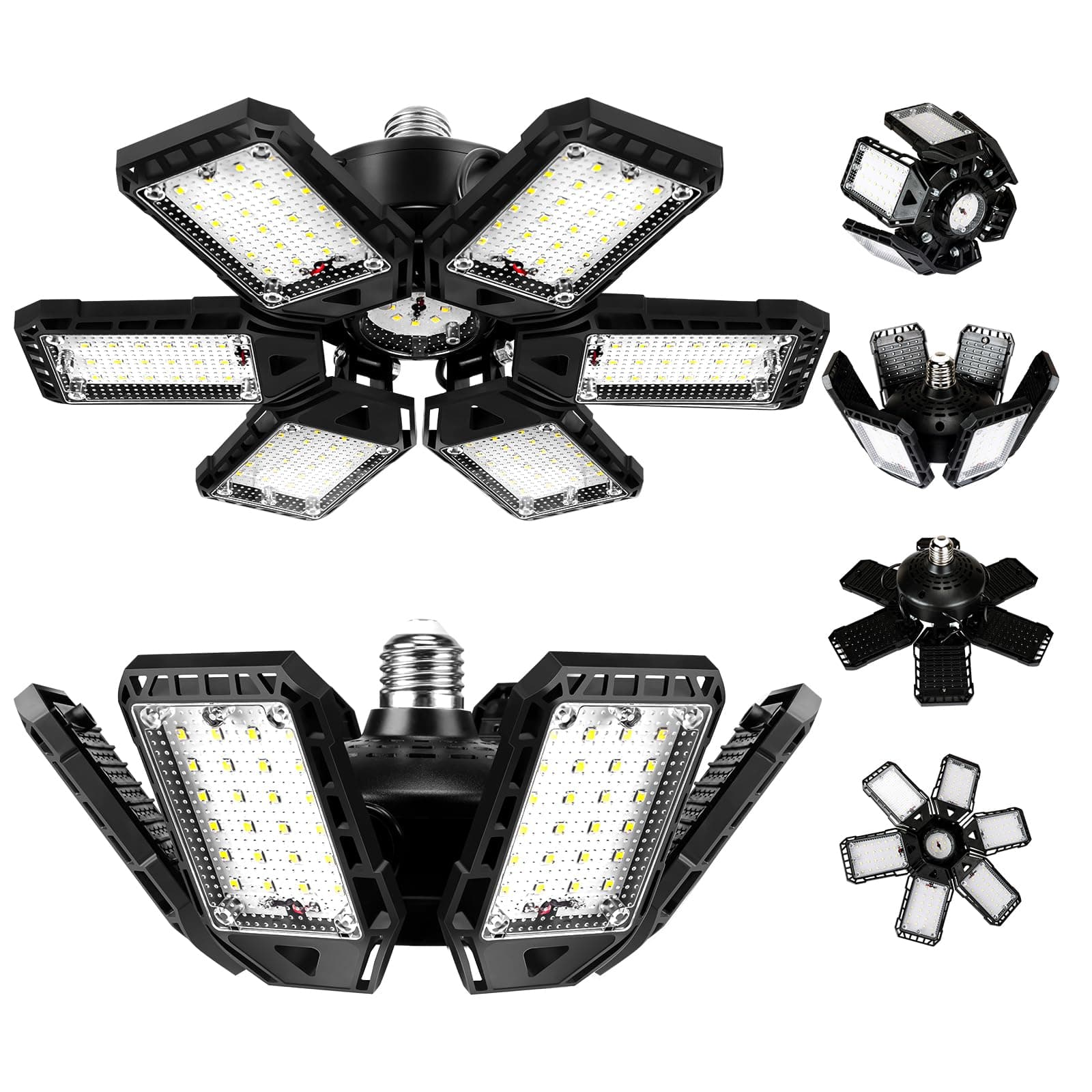 LED Garage Lights Bulb 2 Pack -80W, 8000LM 6500K