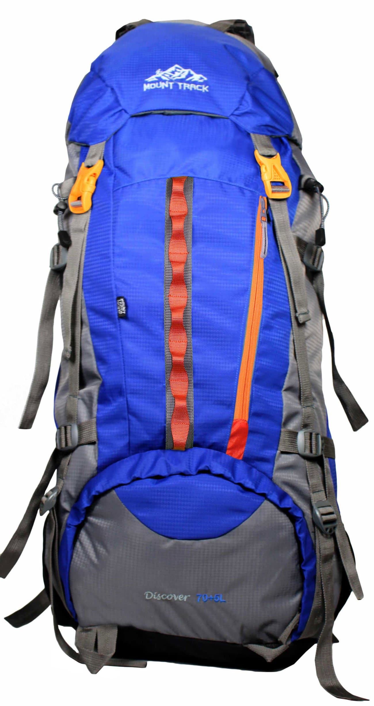 Discover 9107 Rucksack, Hiking Backpack 75 Ltrs Neon Blue with Rain Cover
