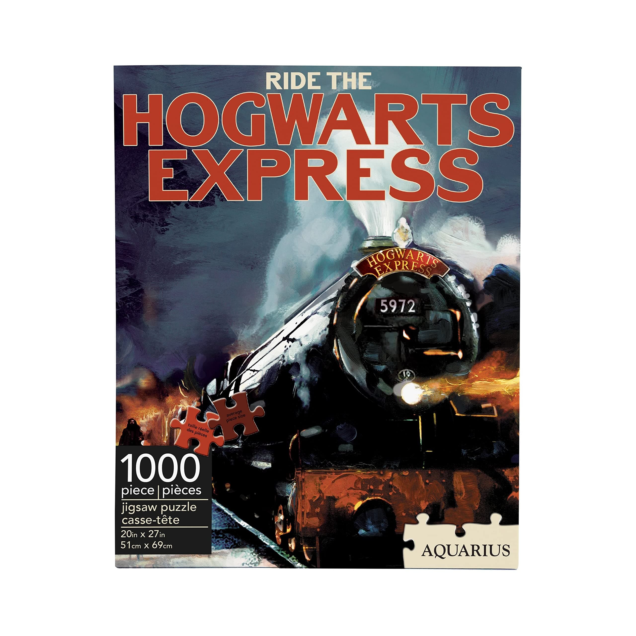 Harry Potter Puzzle Hogwarts Express Train (1000 Piece Jigsaw Puzzle) - Officially Licensed Harry Potter Merchandise & Collectibles - Glare Free - Virtually No Puzzle Dust - 20 x 27 Inches