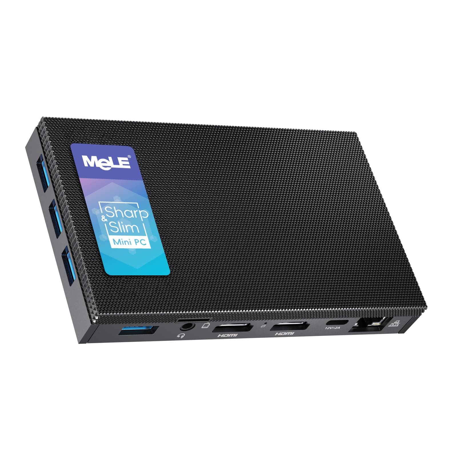 MeLE Quieter3Q Wifi 5 Fanless Mini PC N5105 8GB 128GB Portable Computer Desktop 4K HDMI HDR Industrial PC Support NVMe M.2 SSD Dual WiFi Gigabit Ethernet PXE VESA Mount