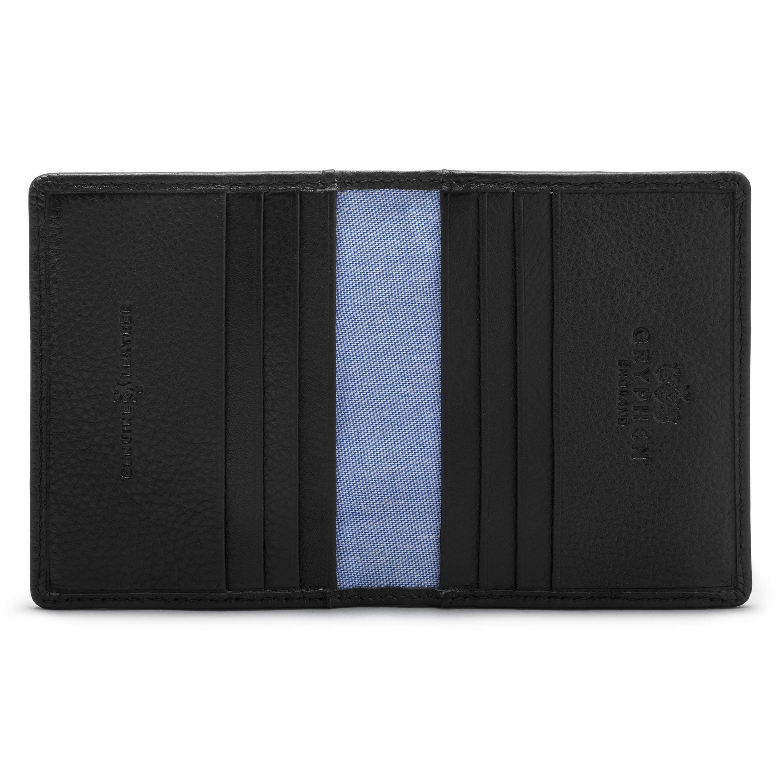 Hoxton Two Fold Leather Credit Card Holder by Gryphen