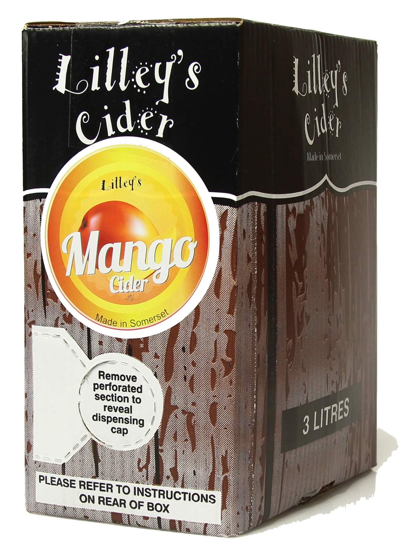 Mango 3 Litre Bag-in-Box | Vegan-Friendly, Gluten-Free | Sweet Tropical Cider with Crisp Apple & Mango | 4.0% ABV | Perfect for Gatherings & Personal Enjoyment