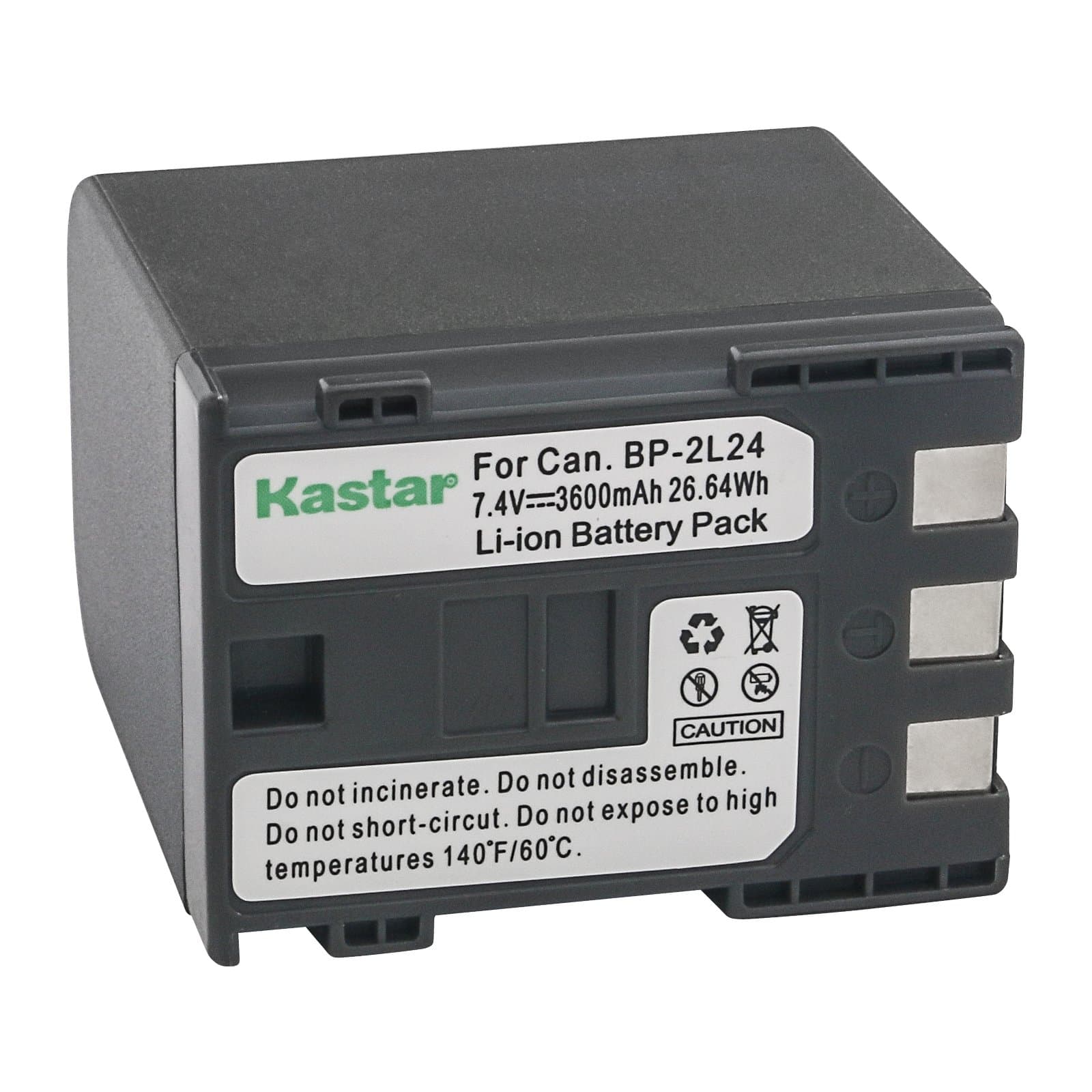 Kastar Battery Replacement for Canon BP-2L12 BP-2L13 BP-2L14 BP-2L24H and FV500, HG10, HV20, HV30, iVIS DC300, iVIS HG10, iVIS HV30, IXY DV3, DV5, DVM3, VIXIA HG10,HV30, HV40, FVM, MD, MV, MVX, Optura