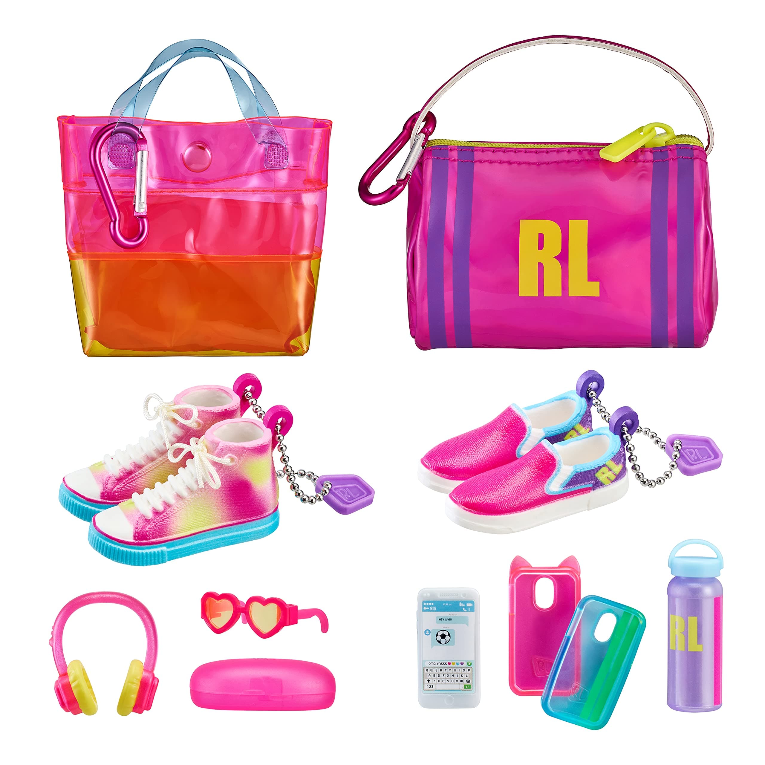 Collectible micro sneaker and handbag with surprises!