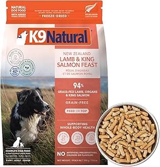 K9 Natural Freeze Dried Dog Food Lamb & King Salmon Feast 500g