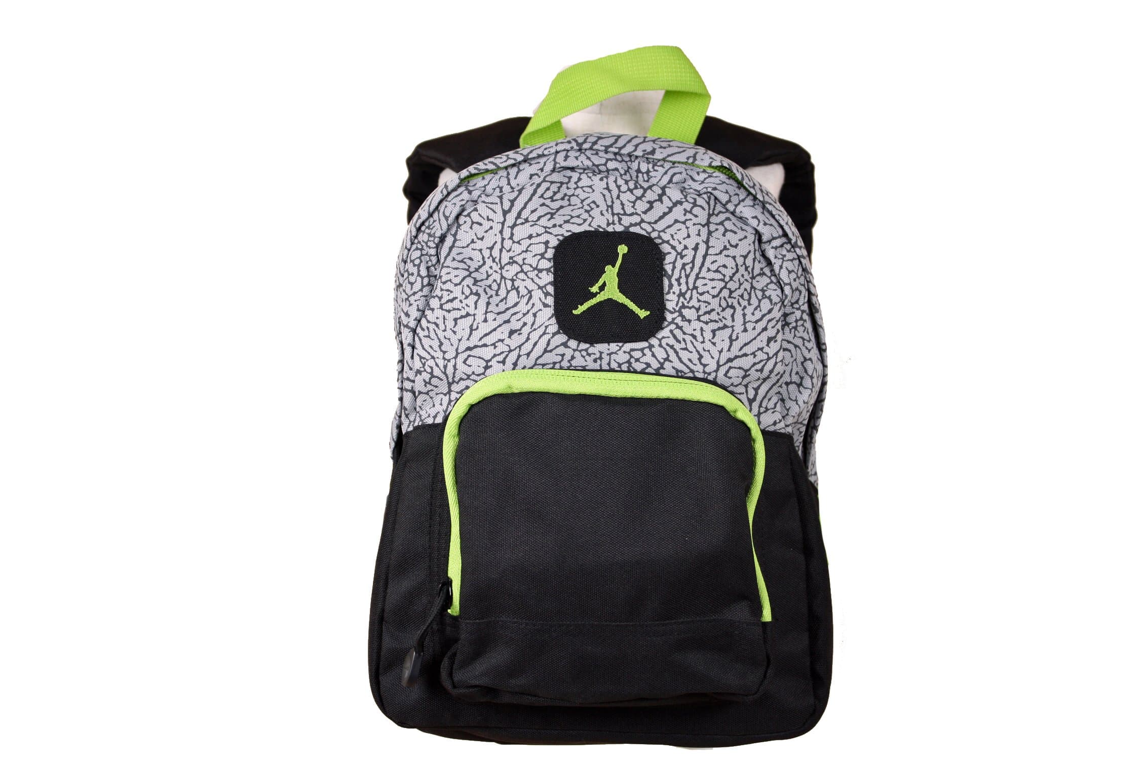 Nike Air Jordan Mini 365 Backpack Grey Volt Green