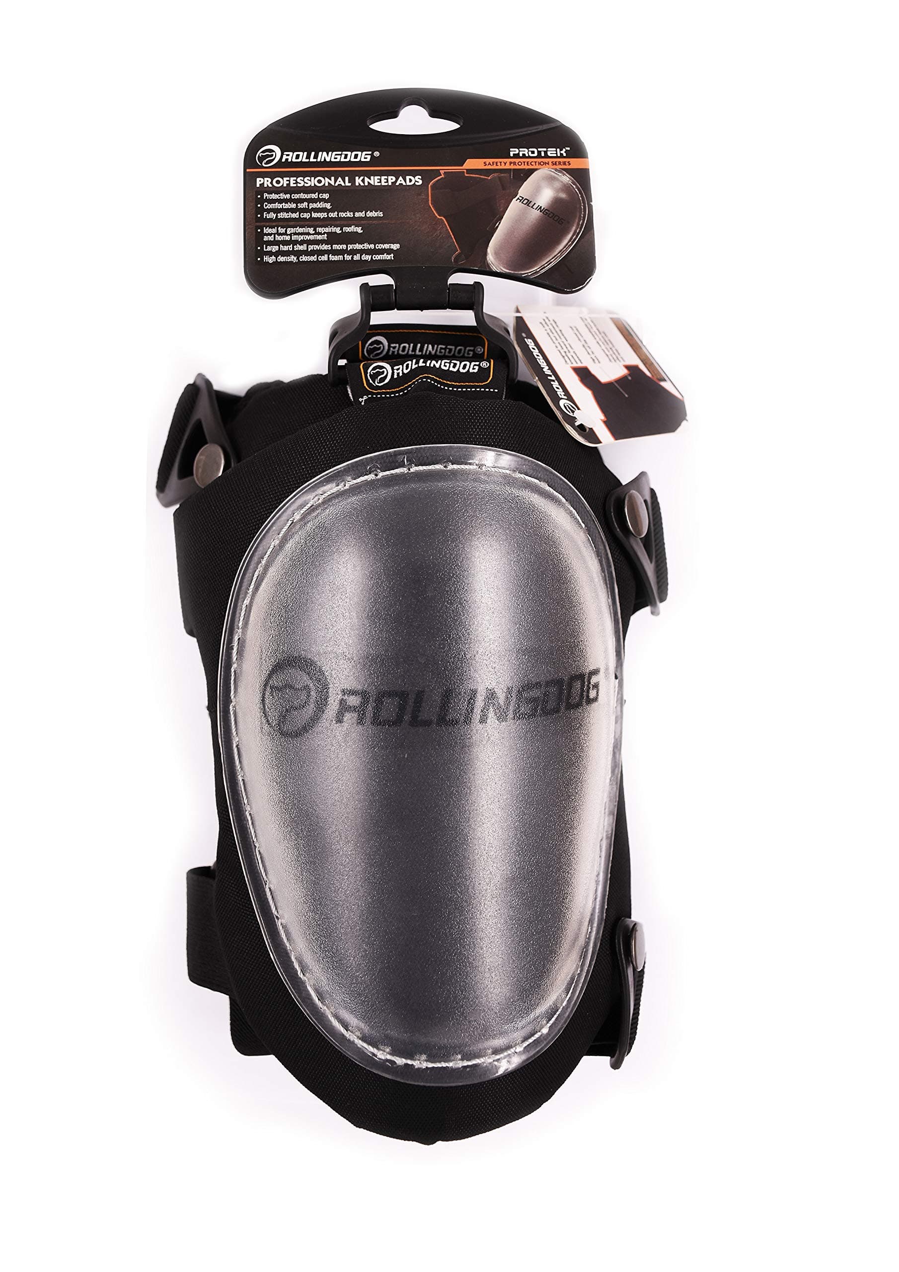 ROLLINGDOG Hard Outer Shell Swivel Safety Knee Pads