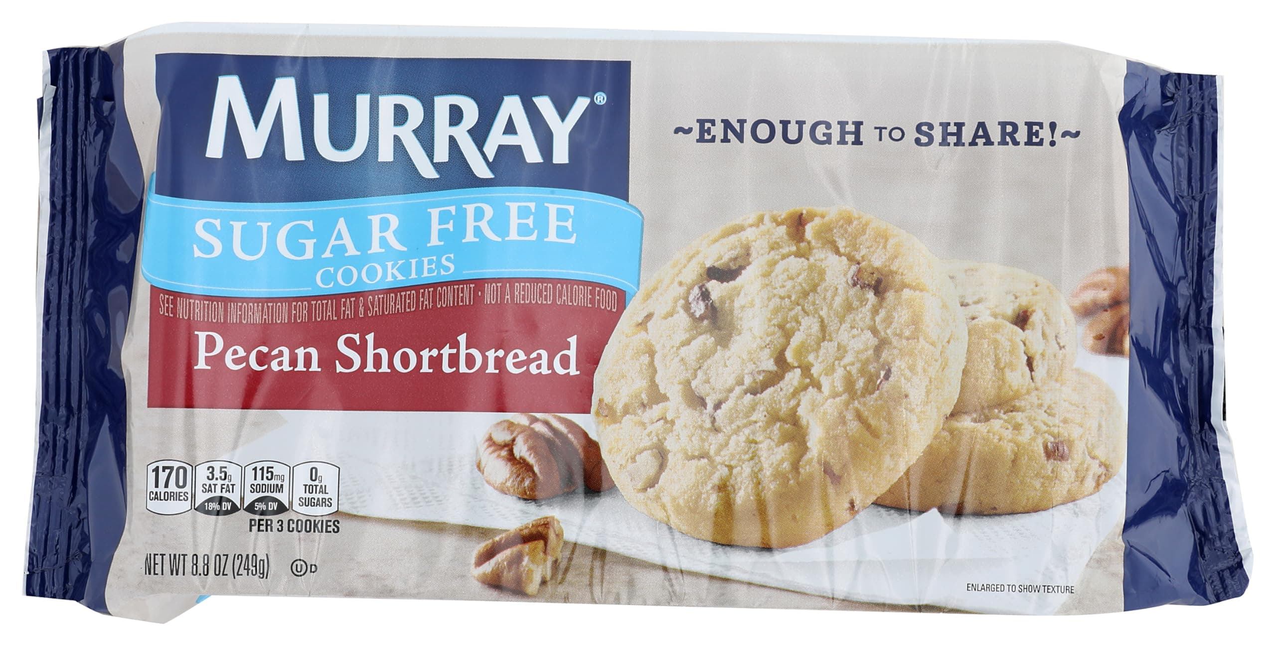 Murray Cookies, Sugar Free, Pecan Shortbread