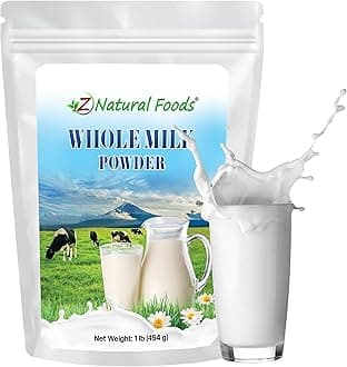 Premium Whole Milk Powder - Powdered Milk for Baking, Cooking, Drinks - Dry Milk Powder, Pasteurized, Non-GMO, Gluten-Free, Kosher-Certified, 1 lb