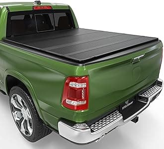 YITAMOTOR Quad Fold Hard Truck Tonneau Cover Fits for Dodge Ram 2500 3500 2003-2026 with 6.4ft Bed w/o Rambox, Heavy-Duty Aluminum Alloy Bed Cover