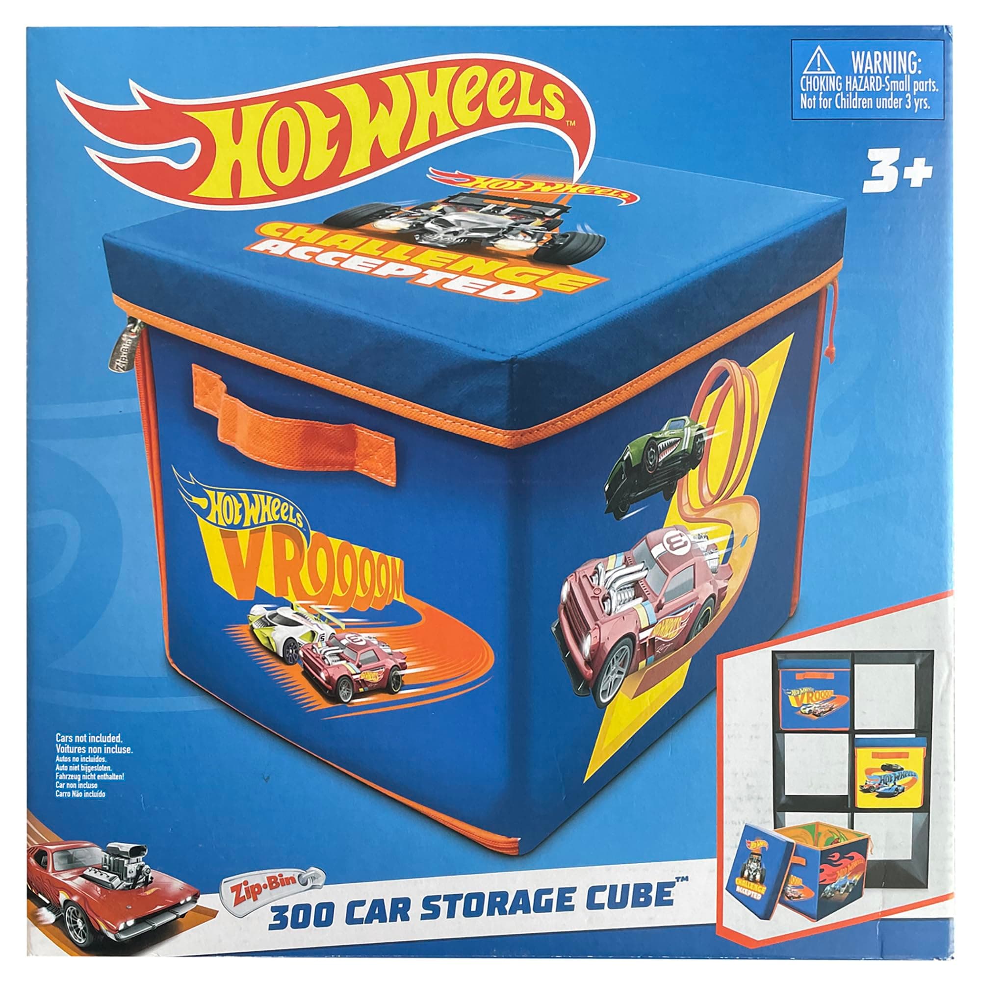 Hot Wheels ZipBin 300 Car Storage Cube